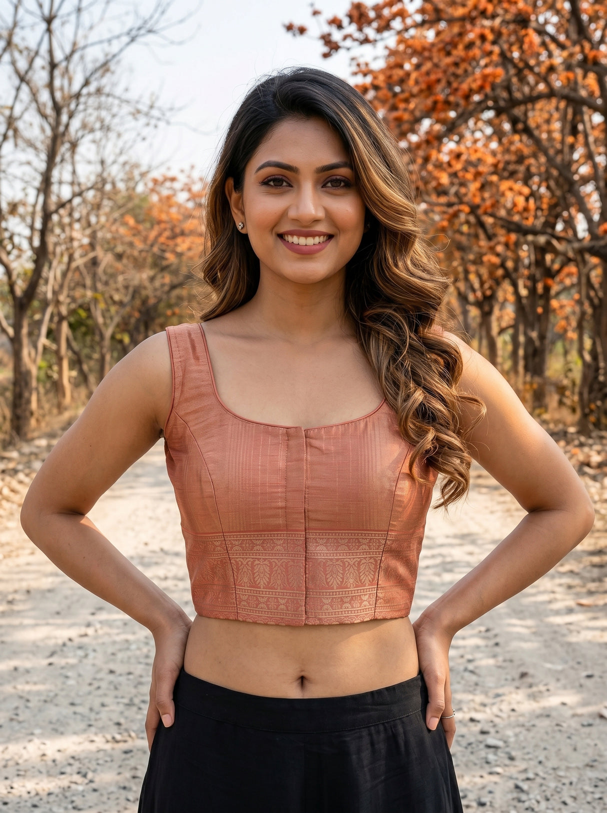 MIMOSA Saree Saree — blouse close-up