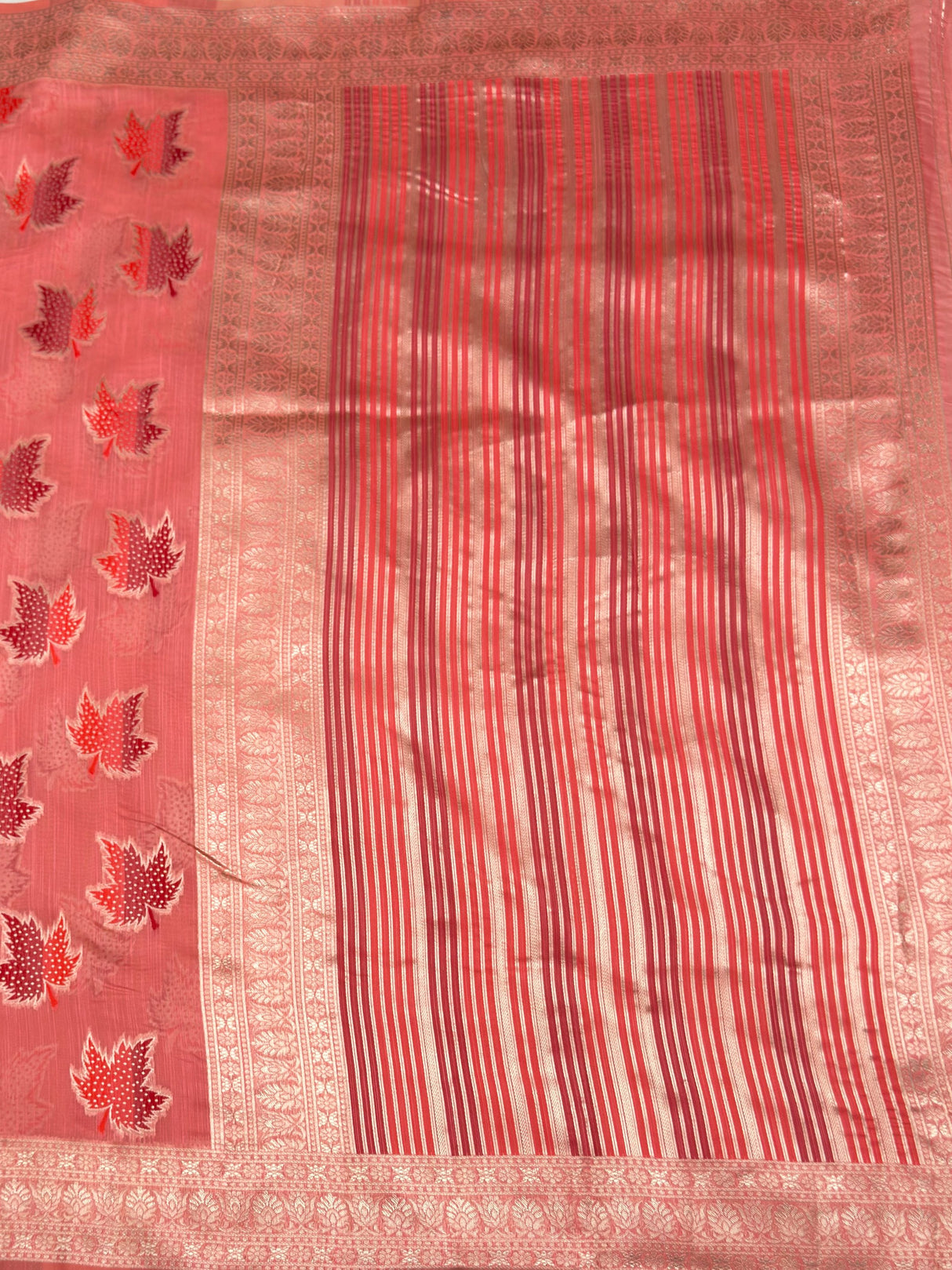 MIMOSA Saree Saree — pallu and zari work detail