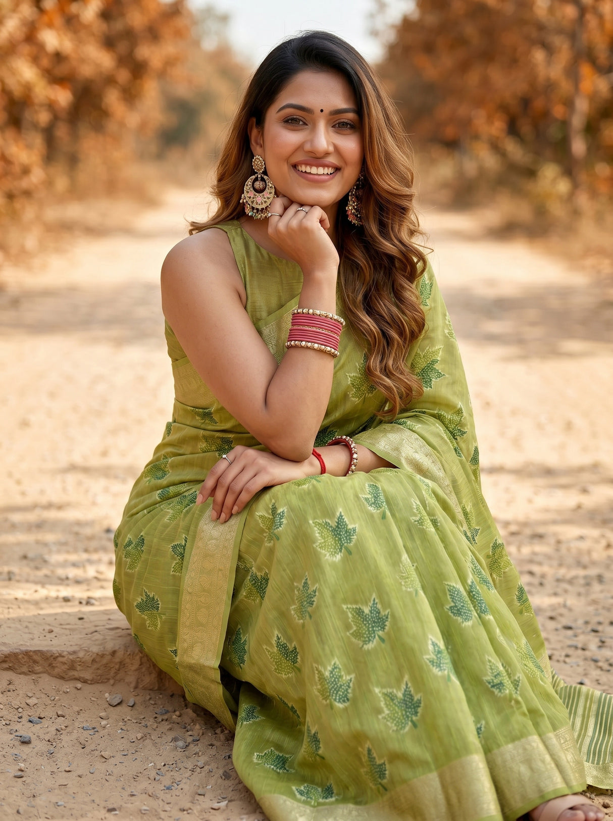 MIMOSA Saree Saree — pose 8 styling detail