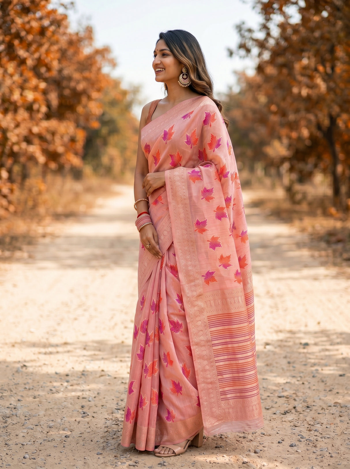 MIMOSA Saree Saree — pose 3 styling detail