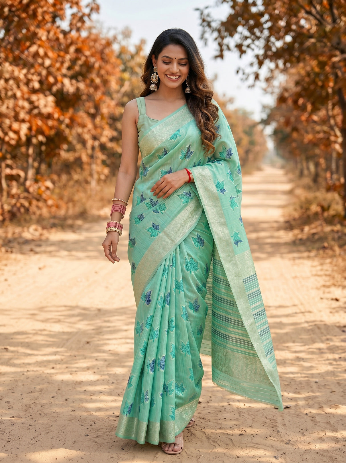 MIMOSA Saree Saree — pose 6 styling detail