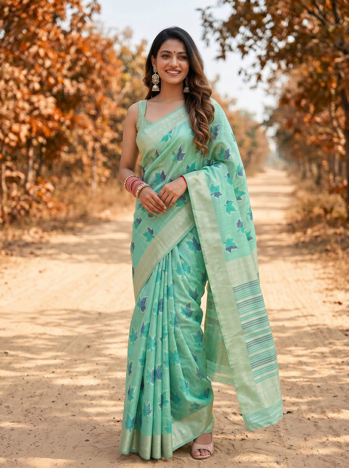 MIMOSA Saree Saree — pose 9 styling detail