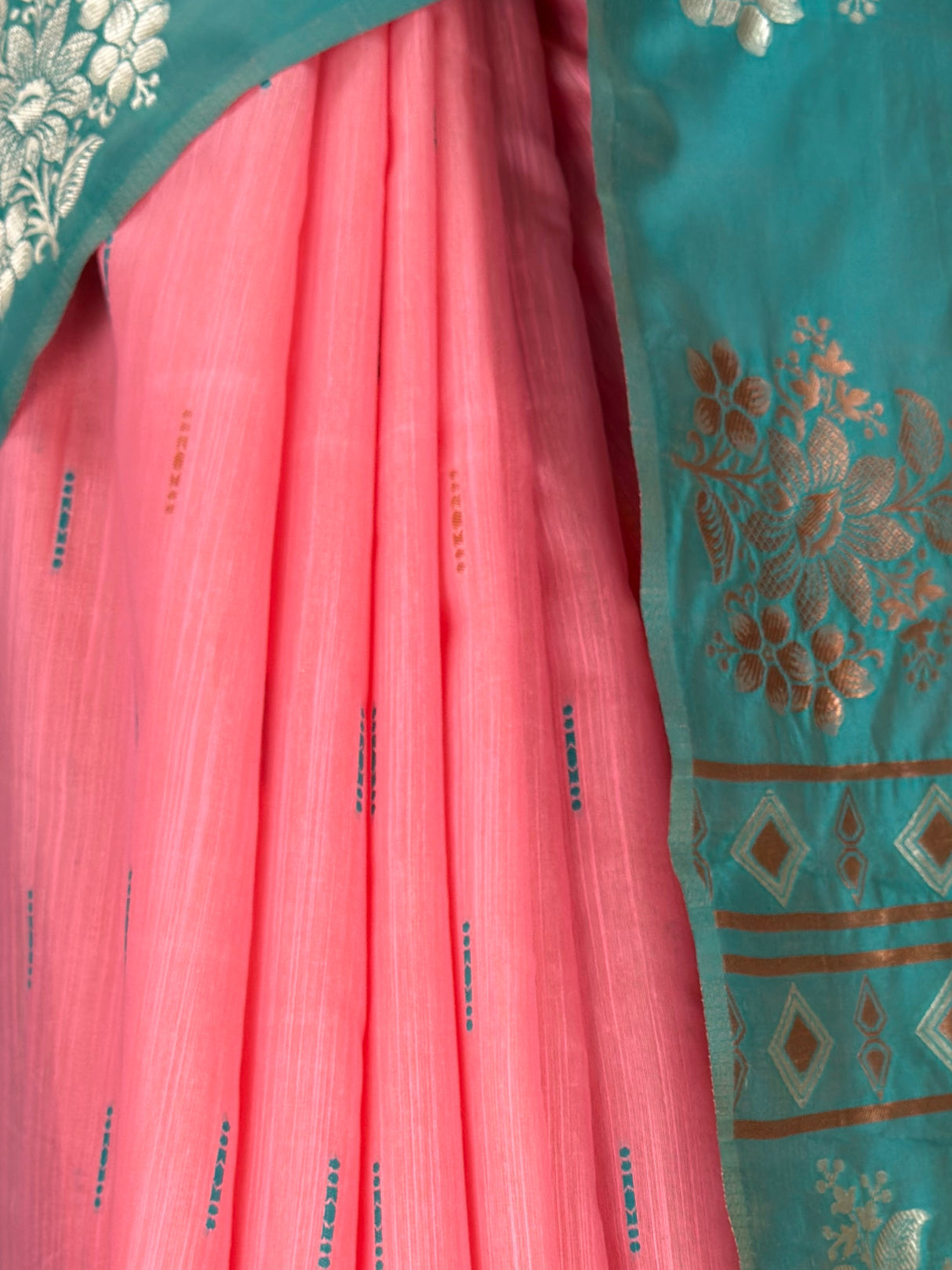 MIMOSA Pink Saree Saree — fleets shot full lifestyle