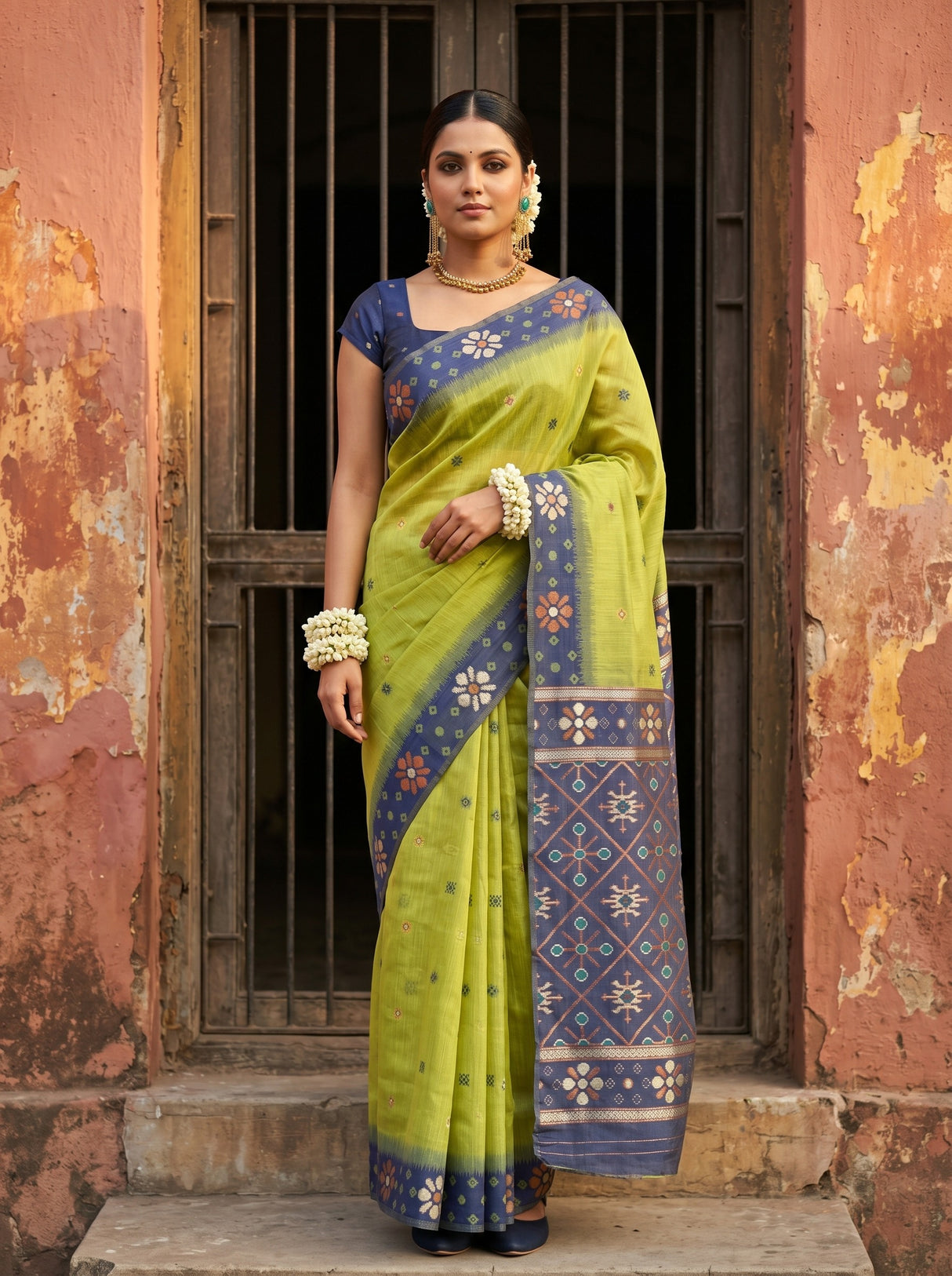 Olive Saree
