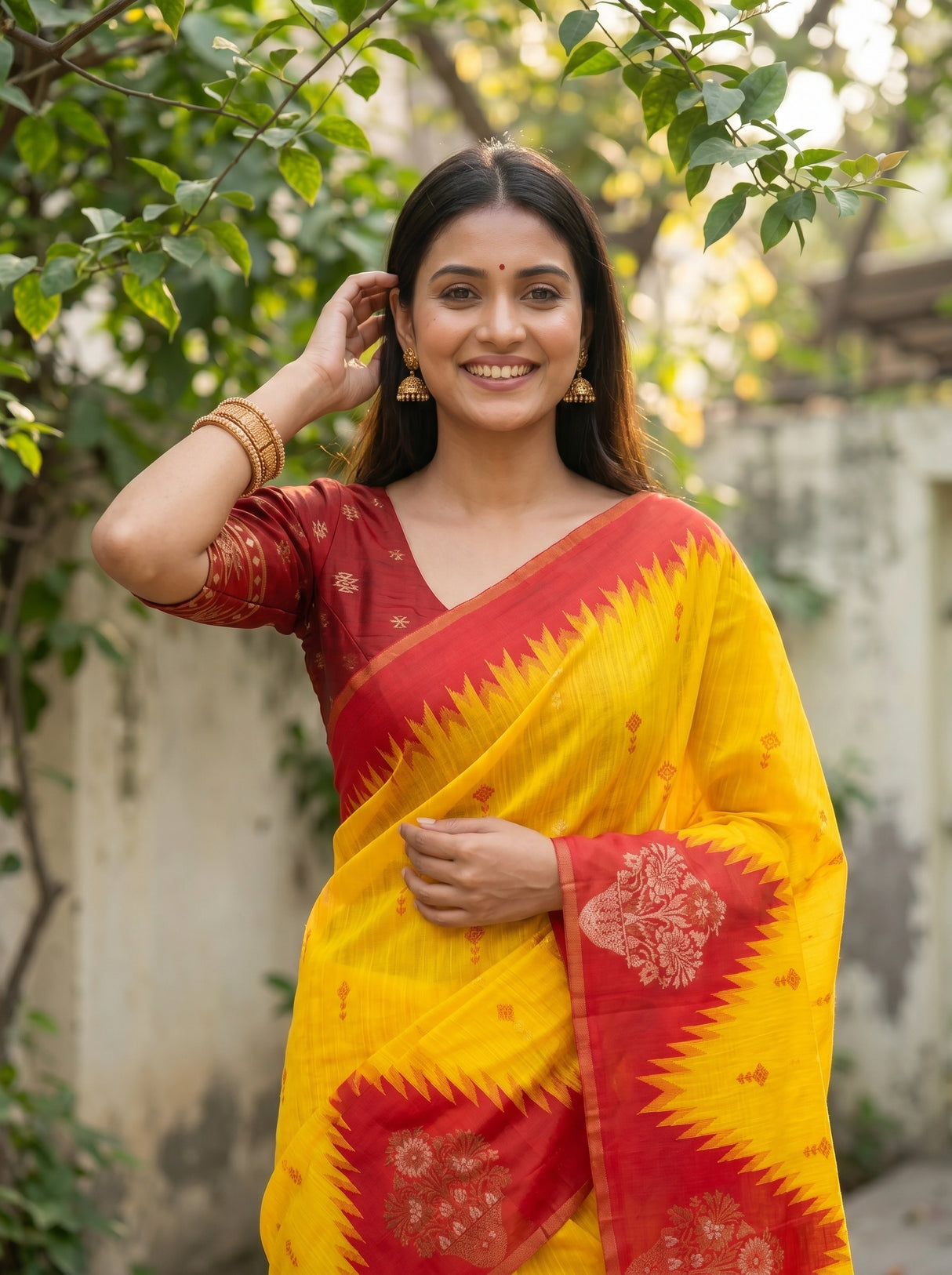 MIMOSA Saree Saree — pose 10 styling detail