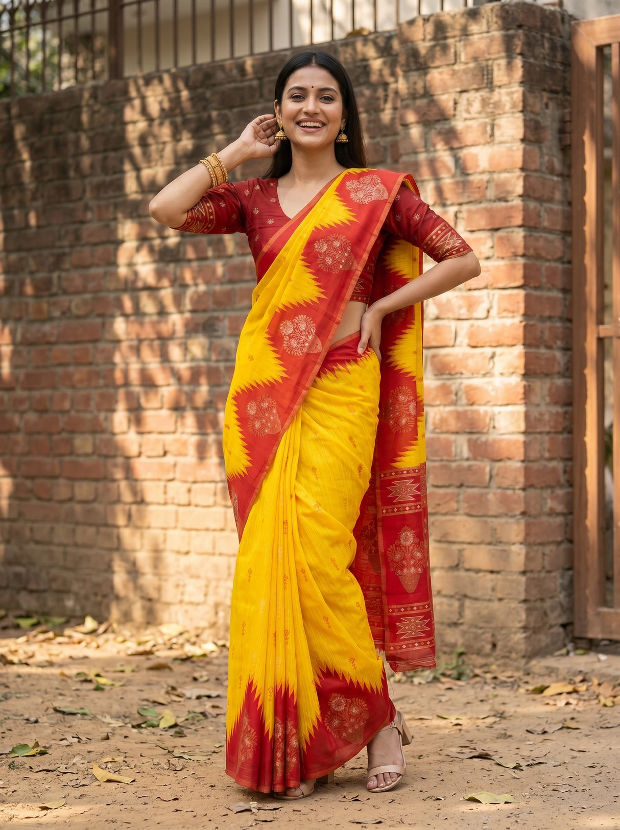 MIMOSA Saree Saree — pose 4 styling detail
