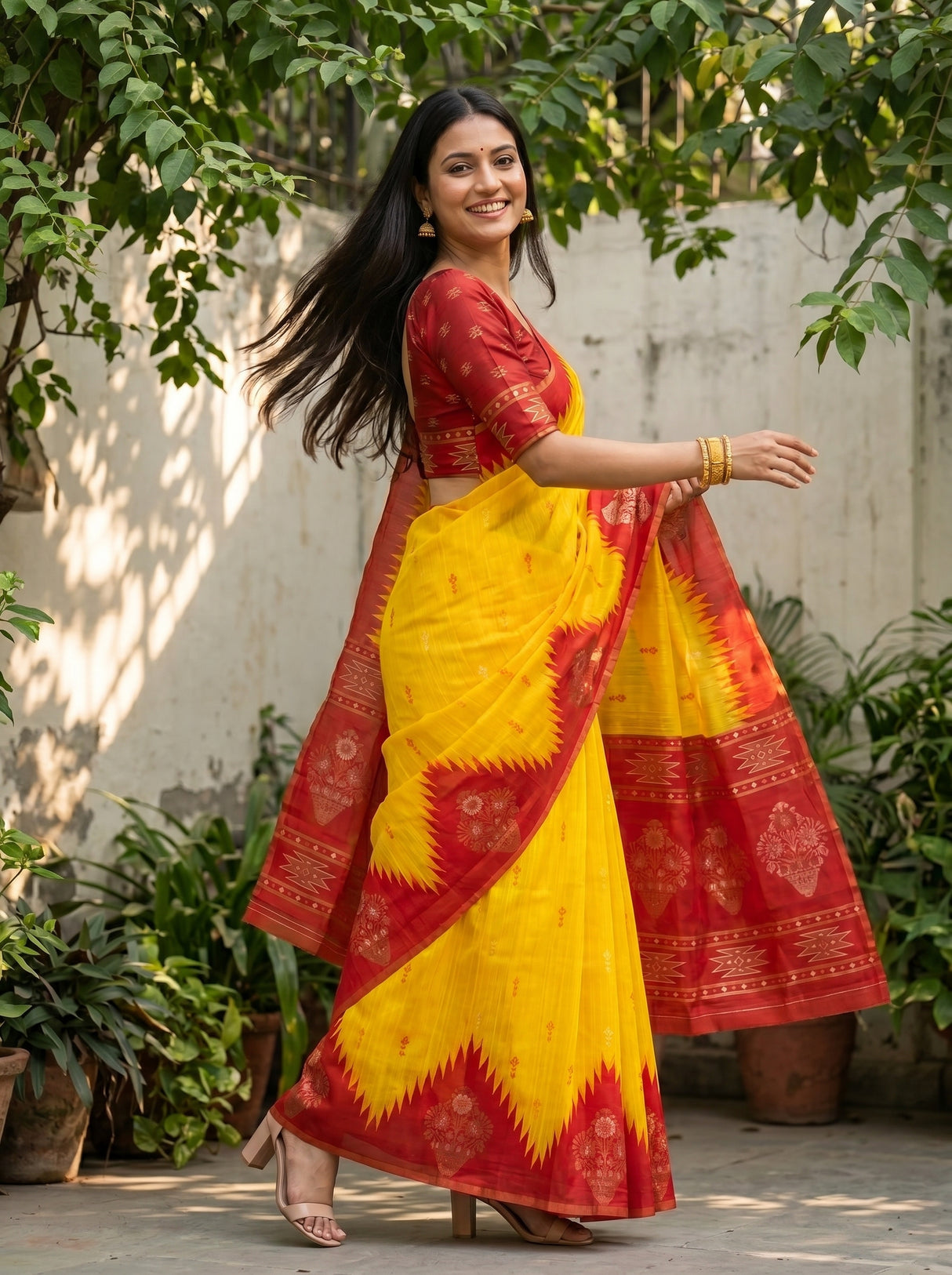 MIMOSA Saree Saree — pose 9 styling detail
