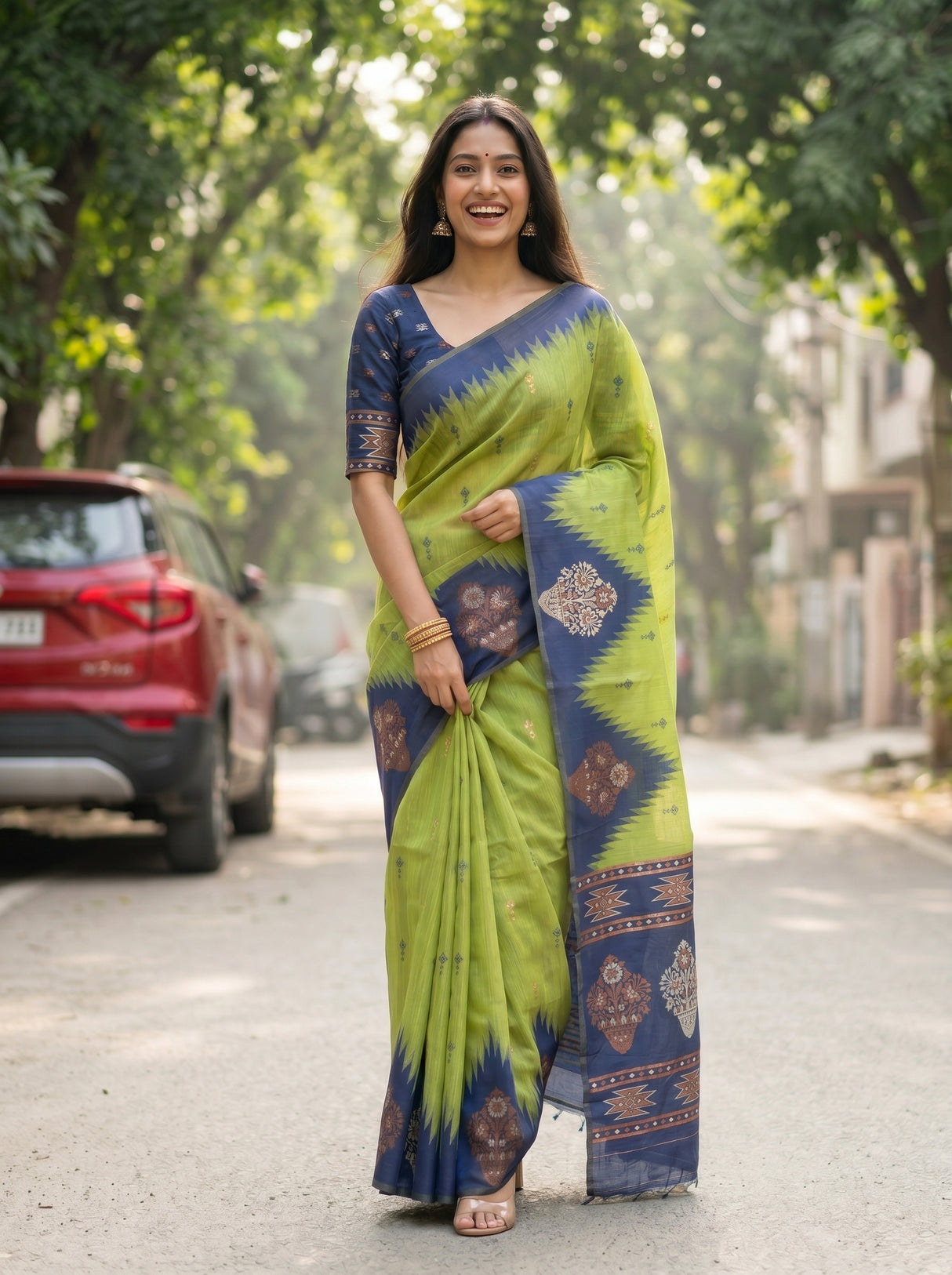 MIMOSA Saree Saree — pose 6 styling detail