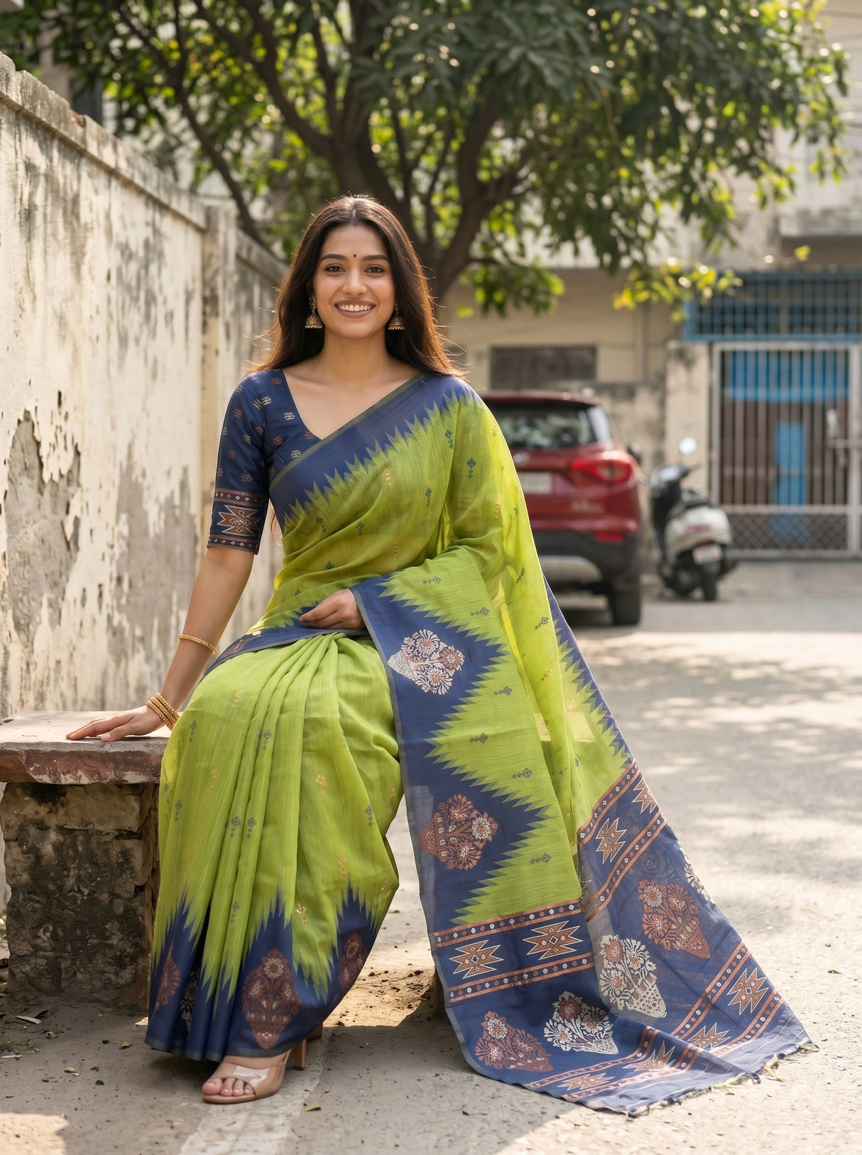 MIMOSA Saree Saree — pose 8 styling detail