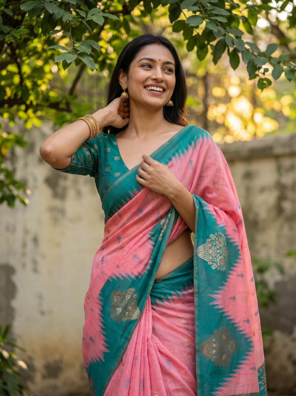 MIMOSA Saree Saree — pose 10 styling detail
