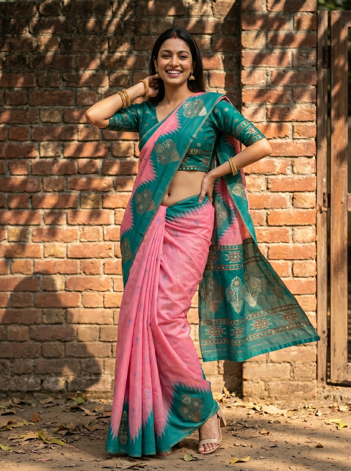 MIMOSA Saree Saree — pose 4 styling detail