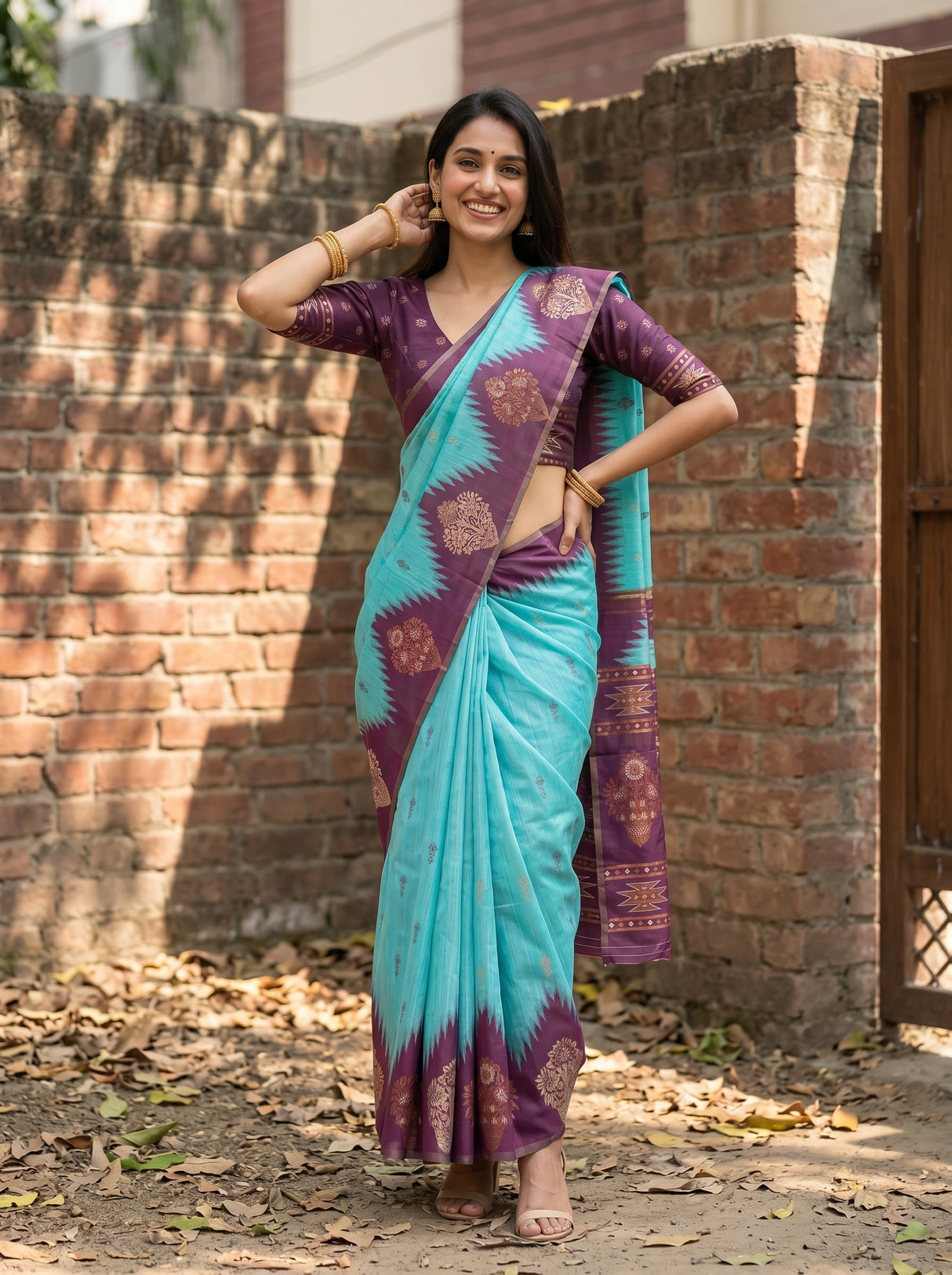 MIMOSA Saree Saree — pose 4 styling detail