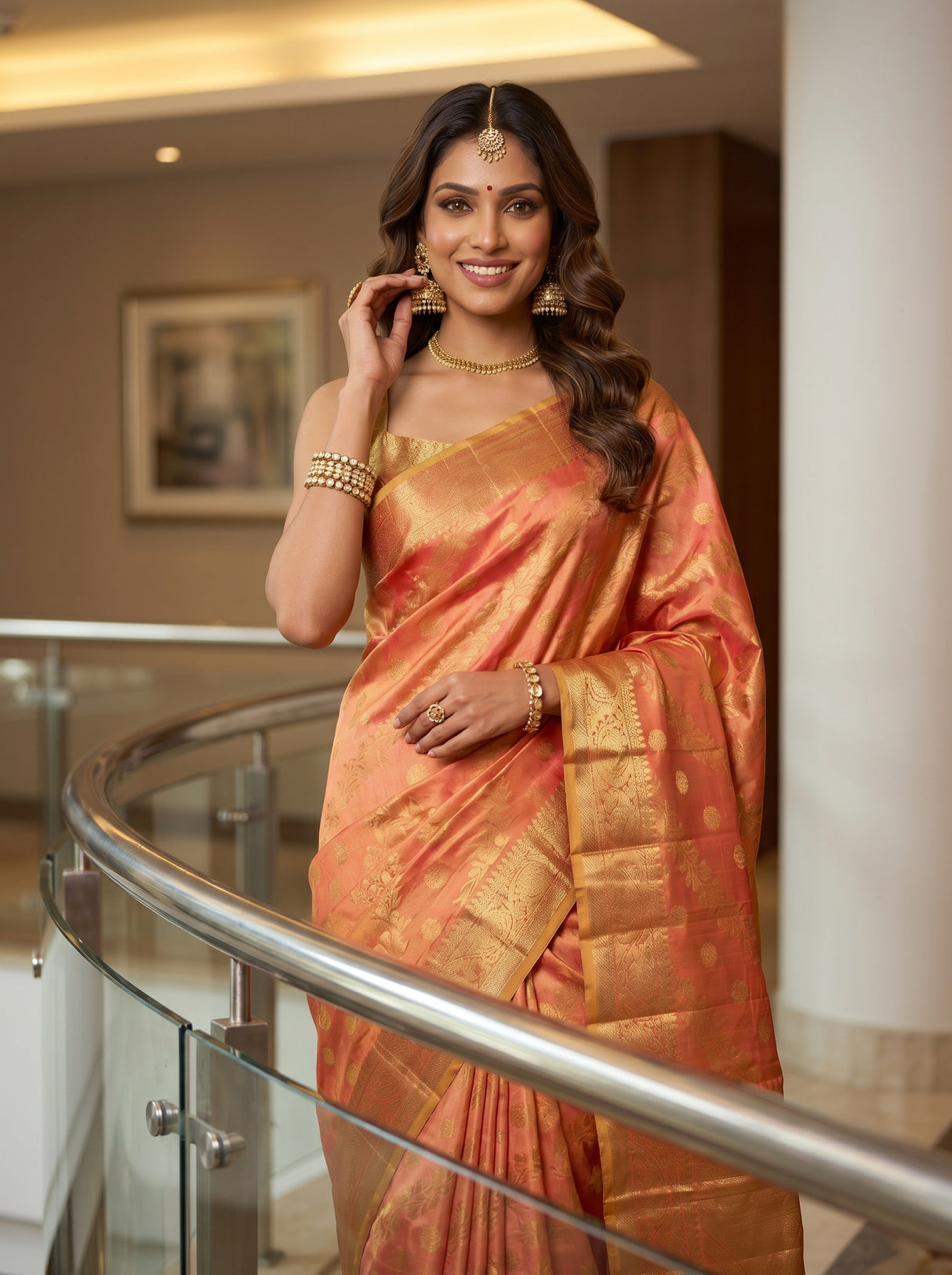 MIMOSA Saree Saree — pose 10 styling detail