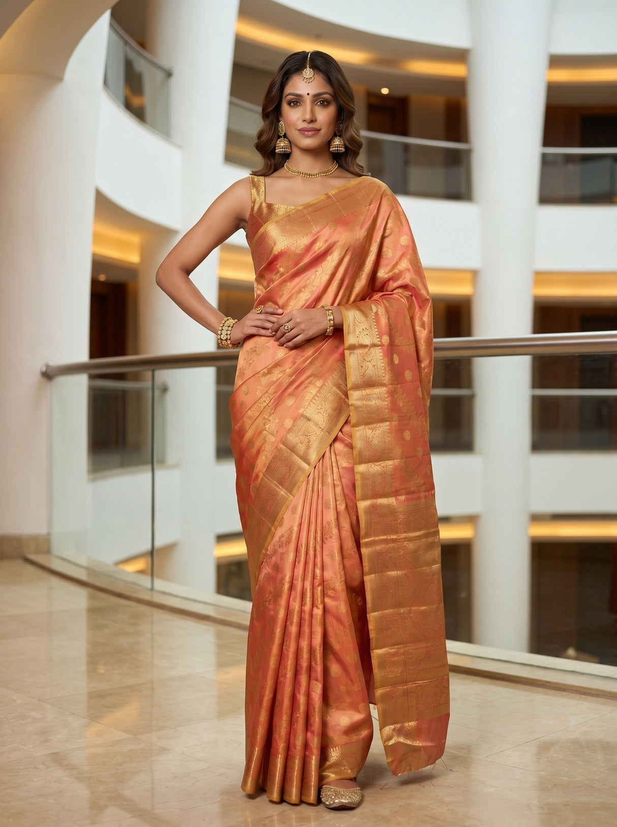 MIMOSA Saree Saree — pose 4 styling detail