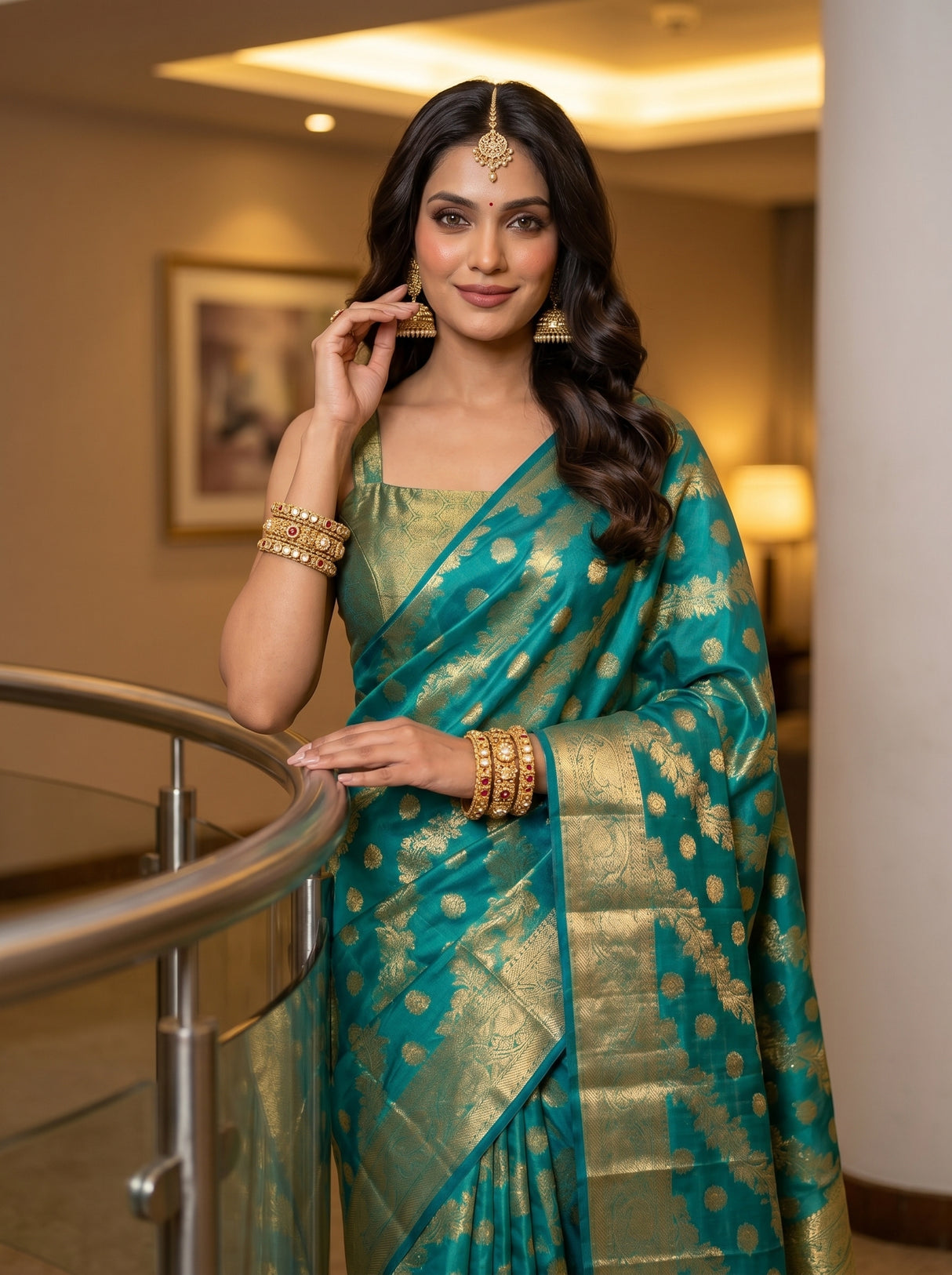 MIMOSA Saree Saree — pose 10 styling detail