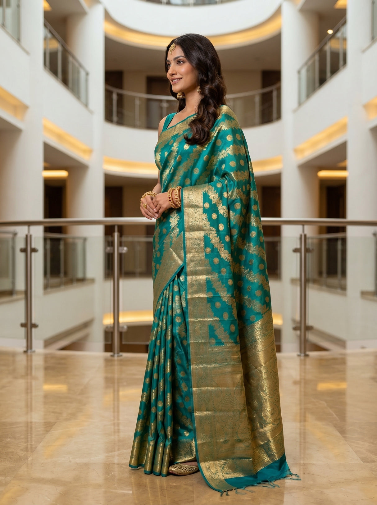 MIMOSA Saree Saree — pose 3 styling detail