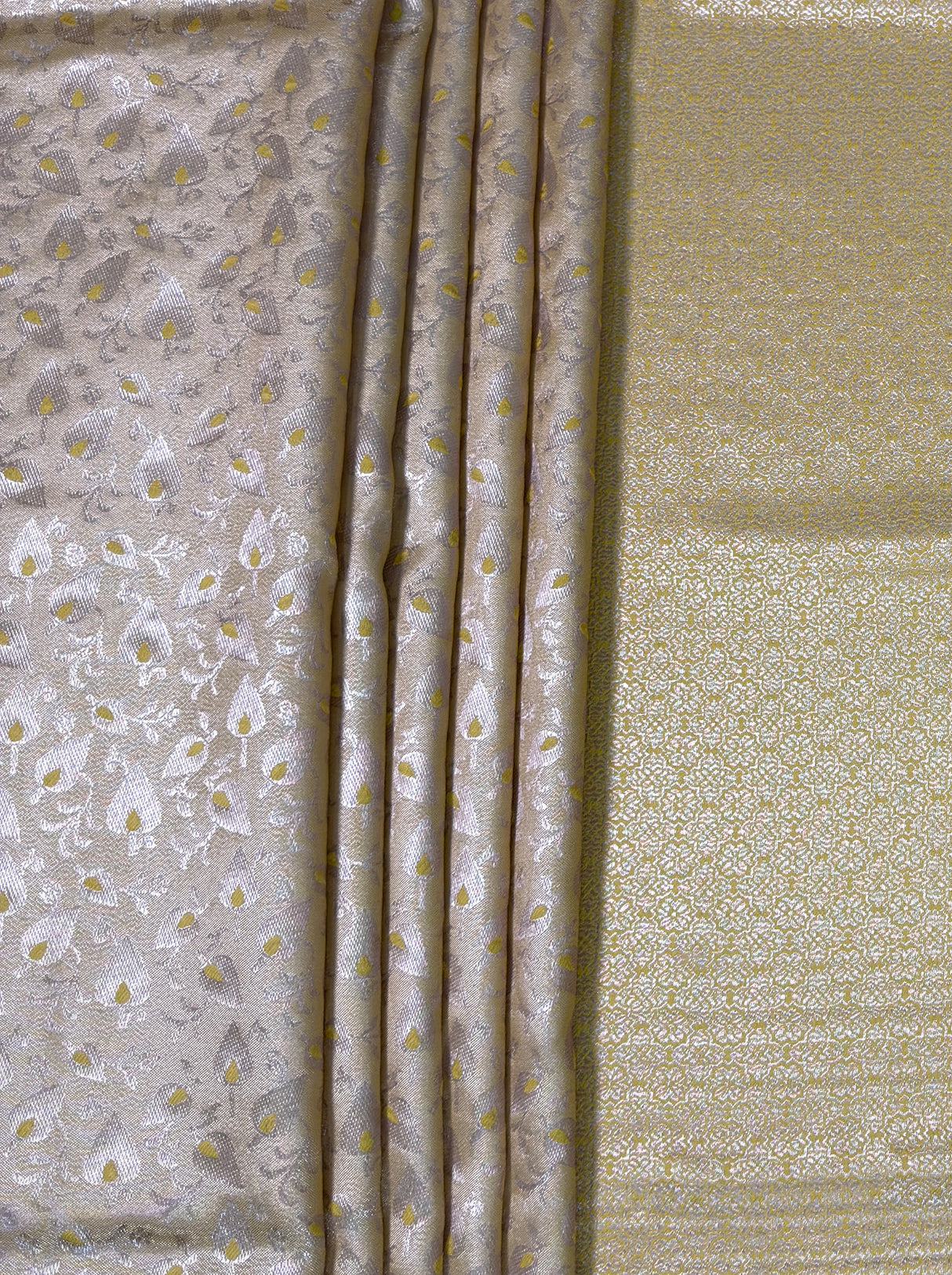 MIMOSA Mustard Kanjivaram Art Silk Saree β fleets shot full lifestyle