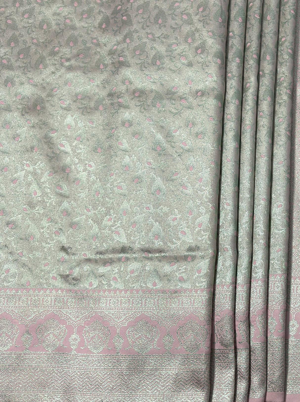 MIMOSA Pink Kanjivaram Art Silk Saree β fleets shot full lifestyle
