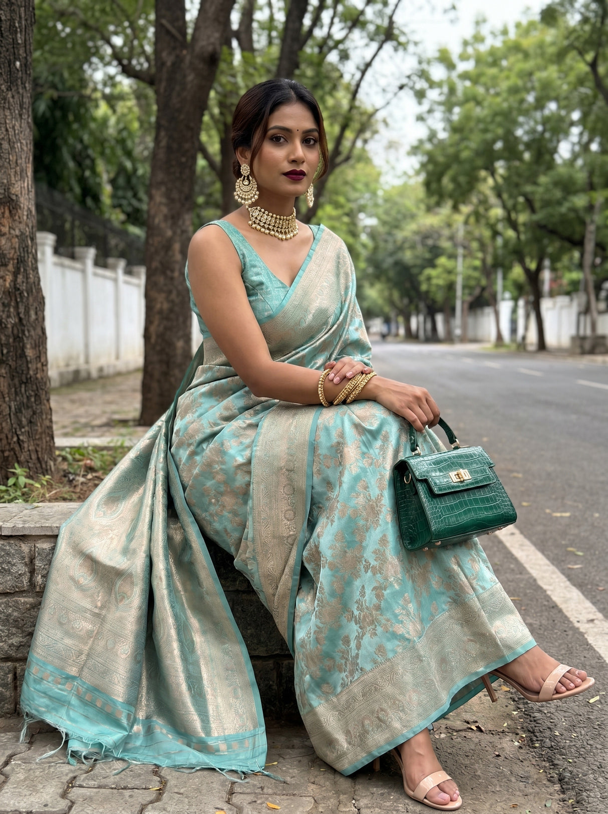 MIMOSA Saree Saree β pose 9 styling detail