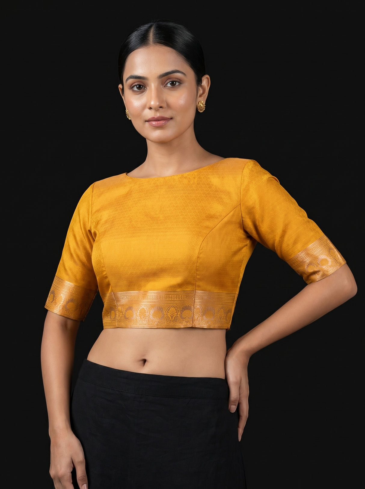 MIMOSA Saree Saree β blouse close-up