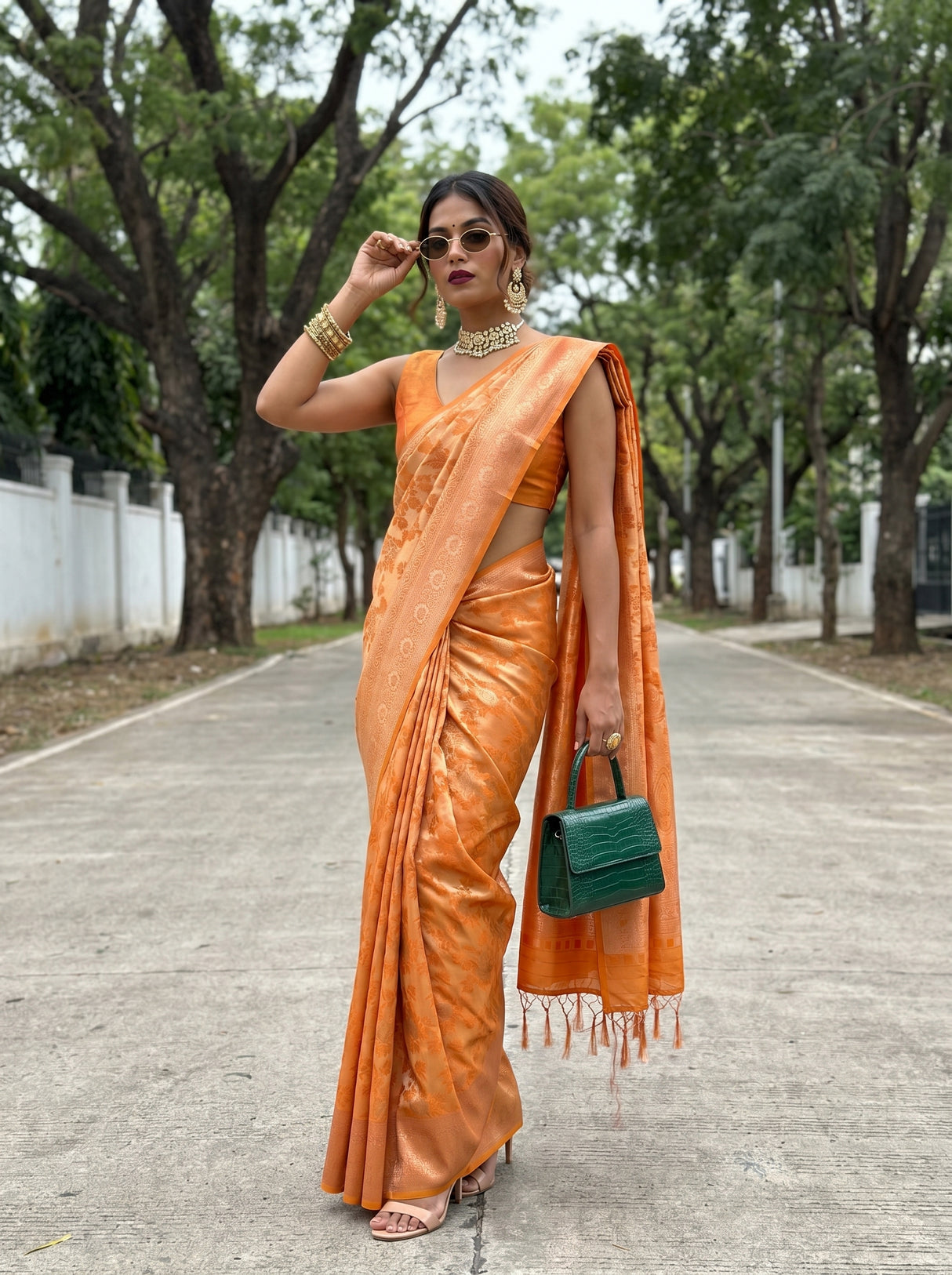MIMOSA Saree Saree β pose 4 styling detail