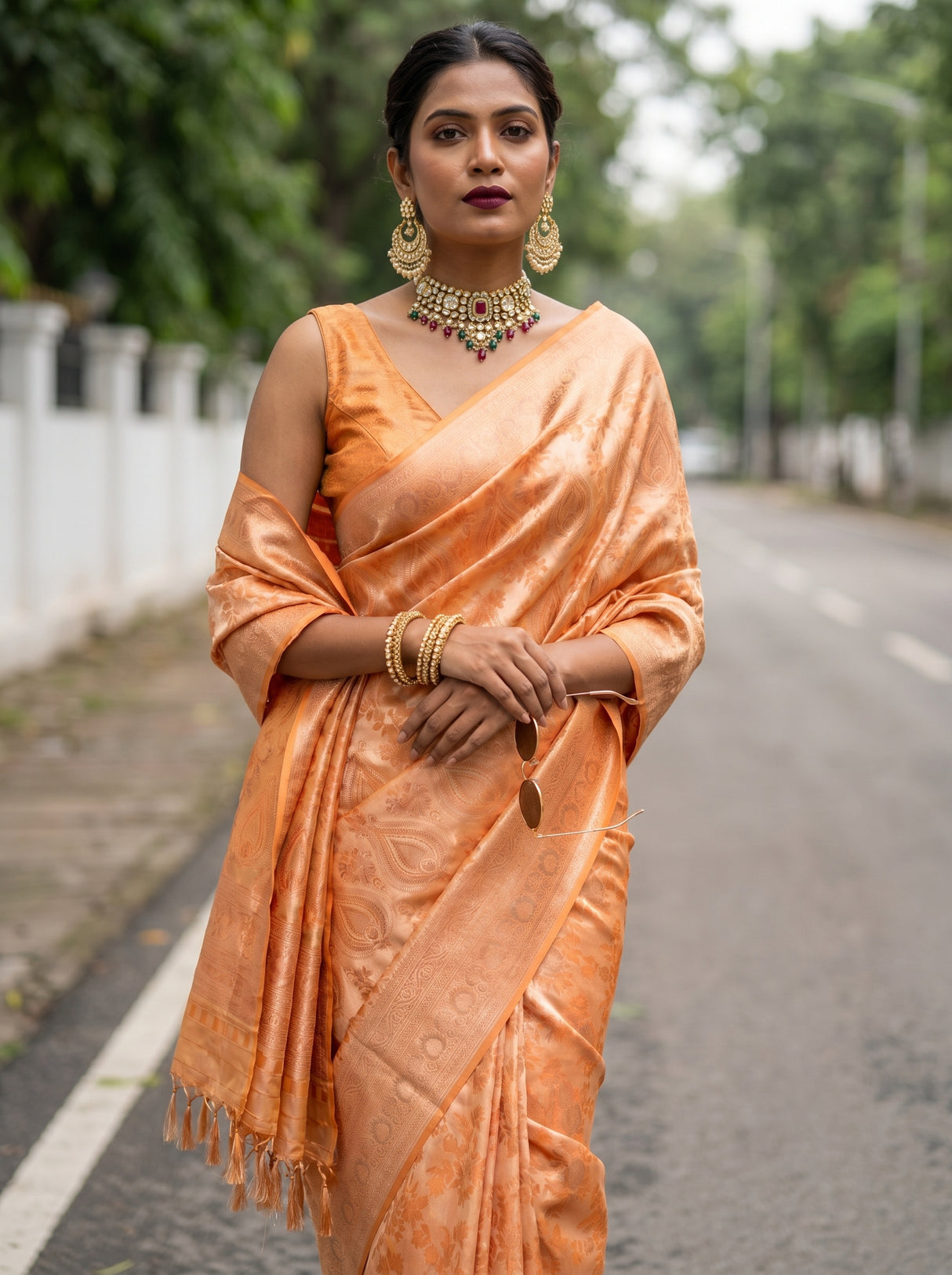 MIMOSA Saree Saree β pose 5 styling detail
