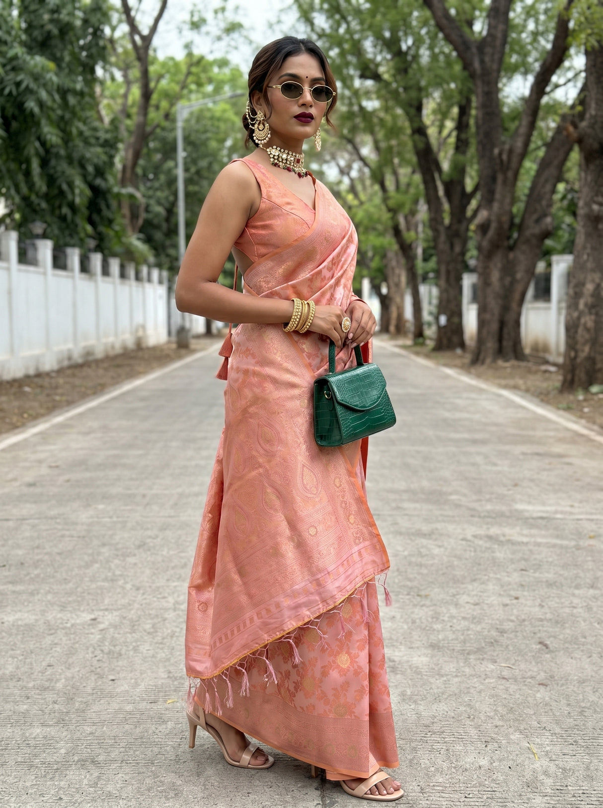 MIMOSA Saree Saree β pose 5 styling detail