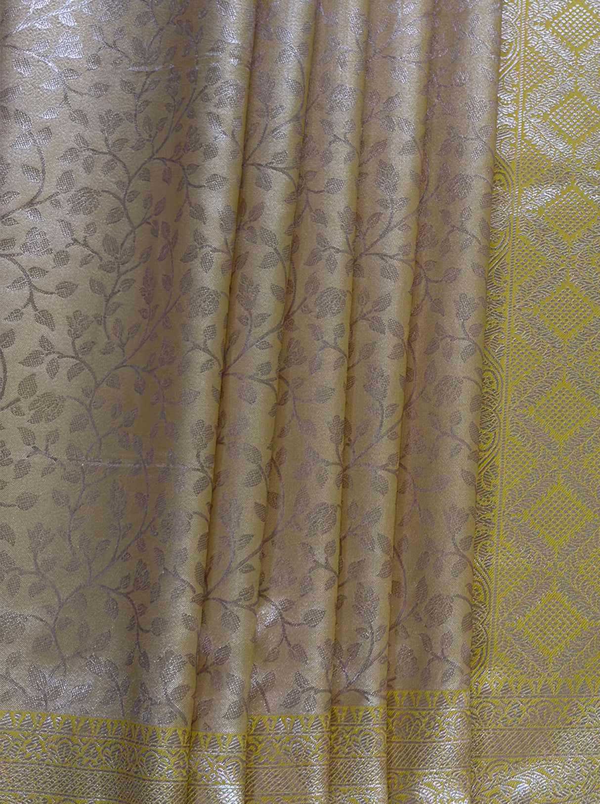 MIMOSA Mustard Kanjivaram Art Silk Saree β fleets shot full lifestyle