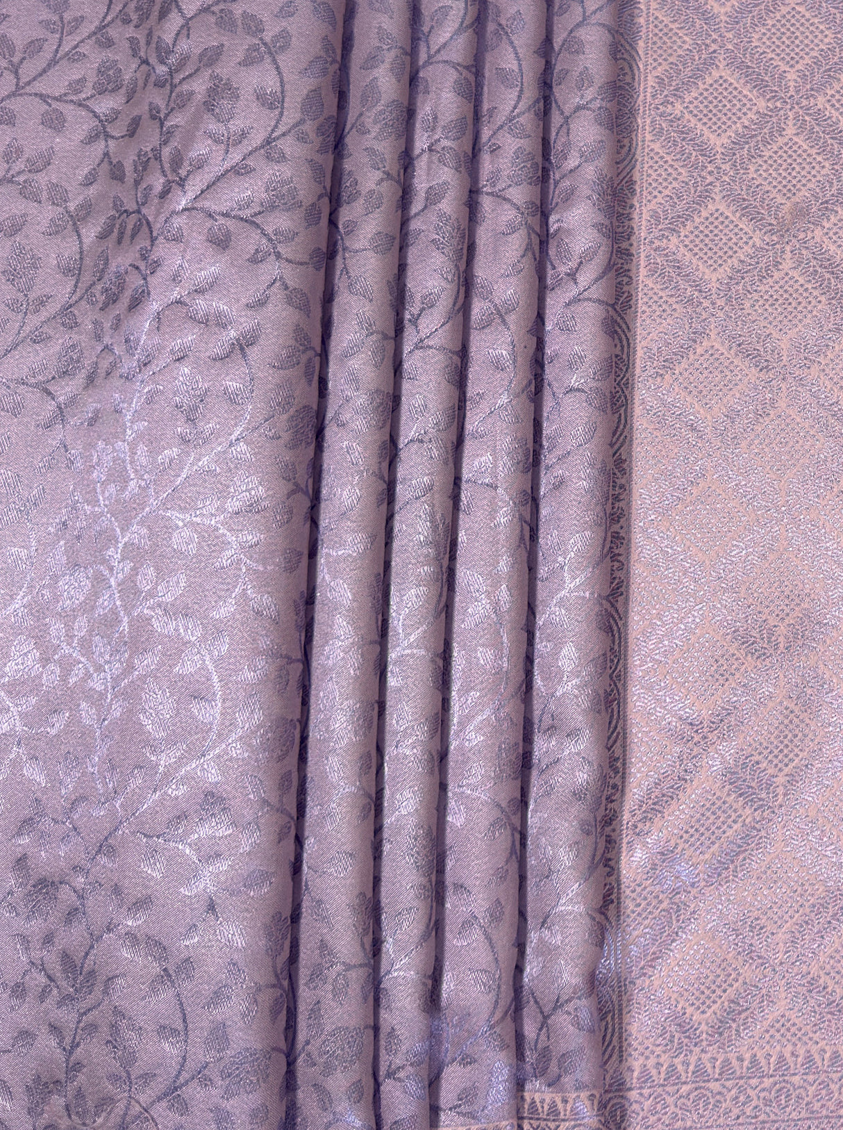 MIMOSA Violet Kanjivaram Art Silk Saree β fleets shot full lifestyle