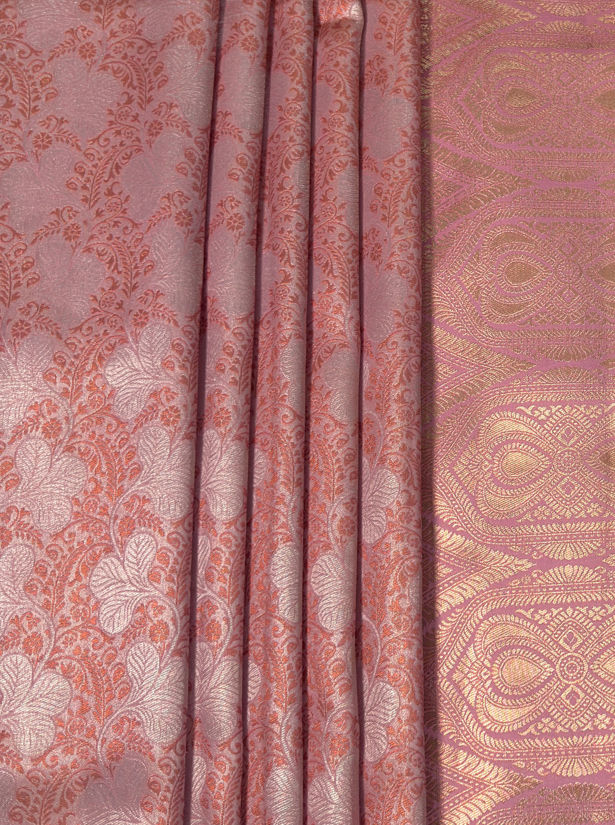 MIMOSA Pink Kanjivaram Art Silk Saree β fleets shot full lifestyle
