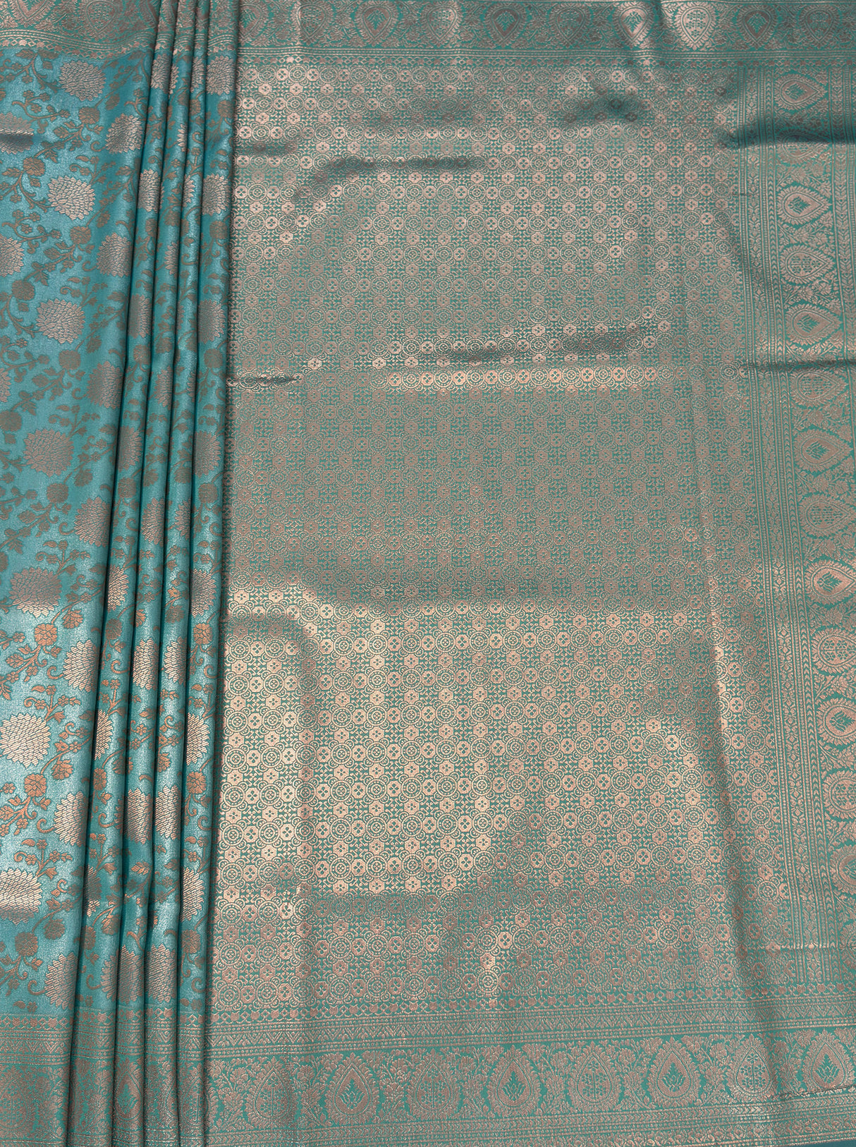 MIMOSA Ananda Kanjivaram Art Silk Saree β pallu and zari work detail