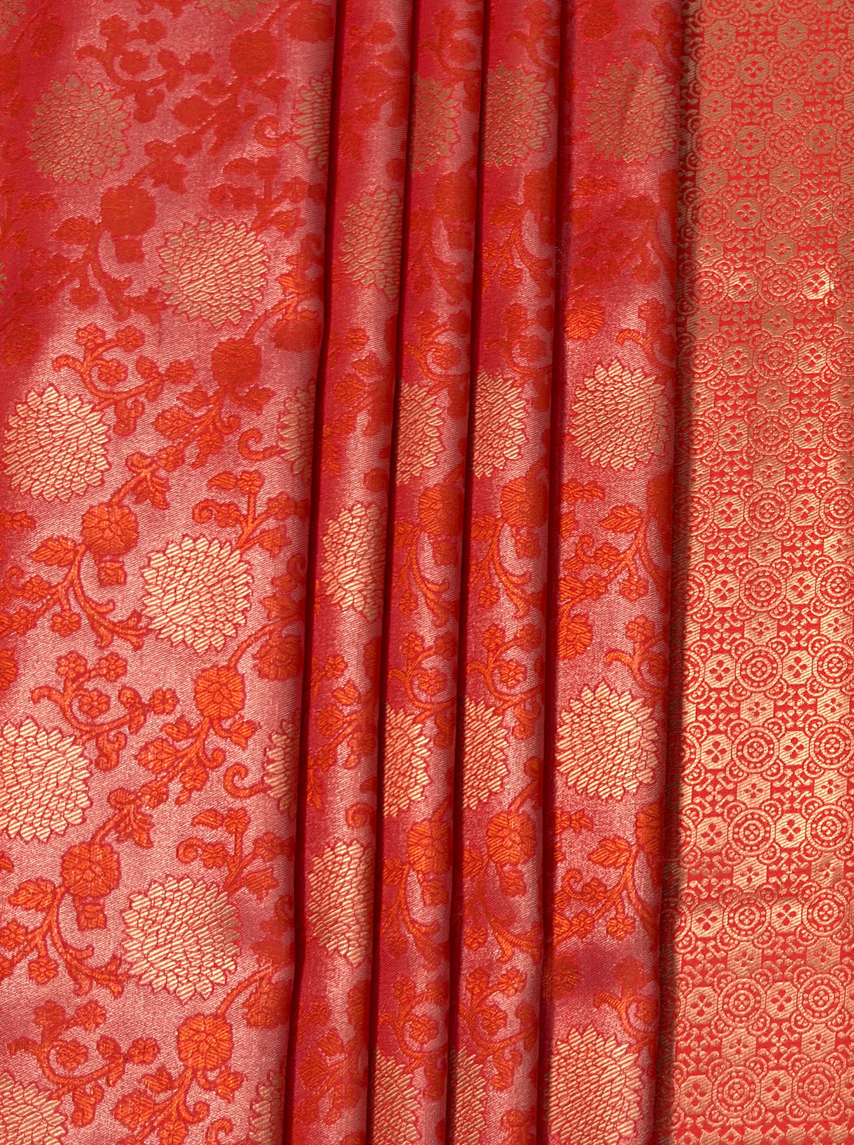 MIMOSA Strawberry Kanjivaram Art Silk Saree β fleets shot full lifestyle