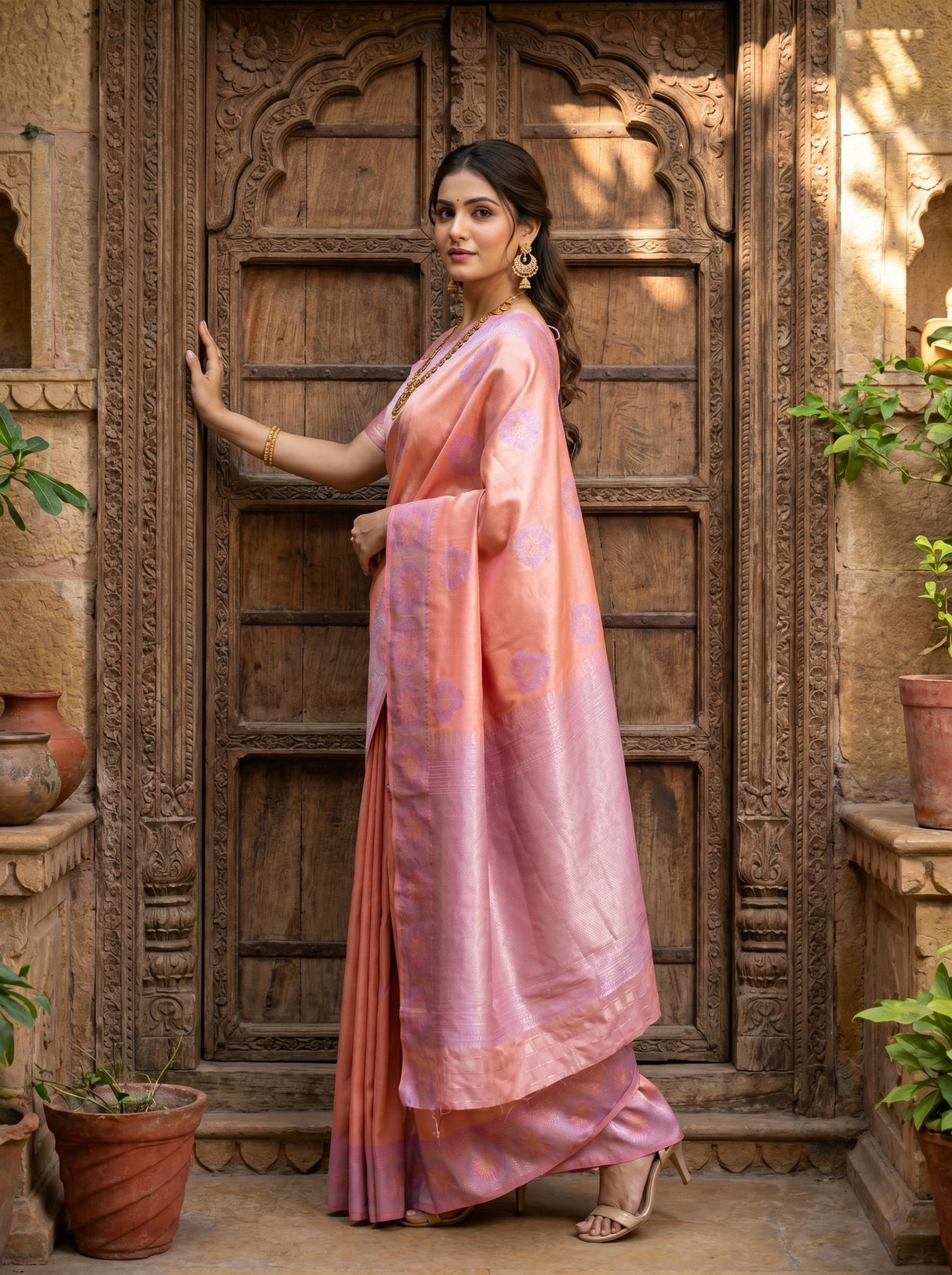 MIMOSA Saree Saree β pose 5 styling detail