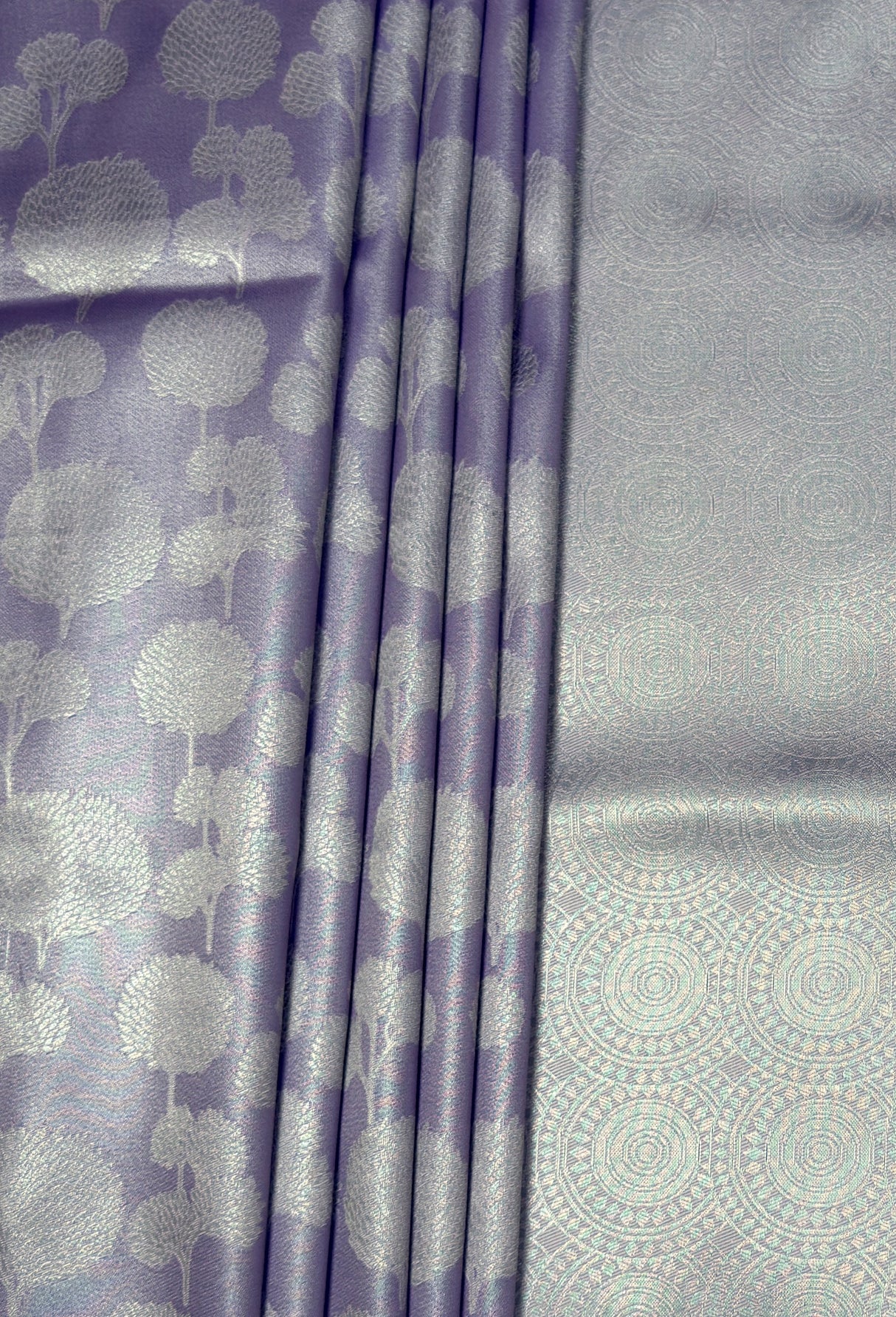 MIMOSA Violet Kanjivaram Art Silk Saree β fleets shot full lifestyle