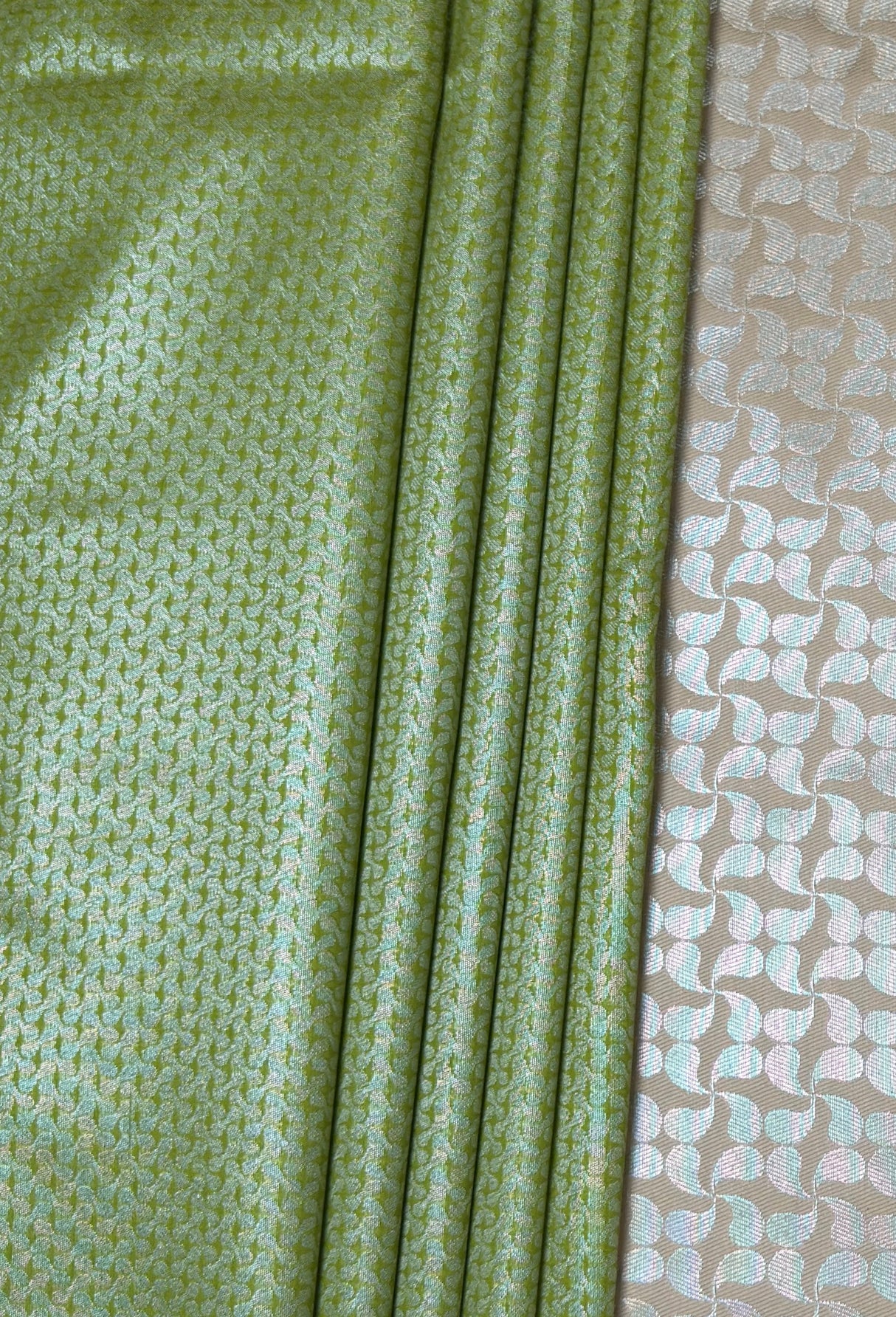 MIMOSA Olive Kanjivaram Art Silk Saree β fleets shot full lifestyle