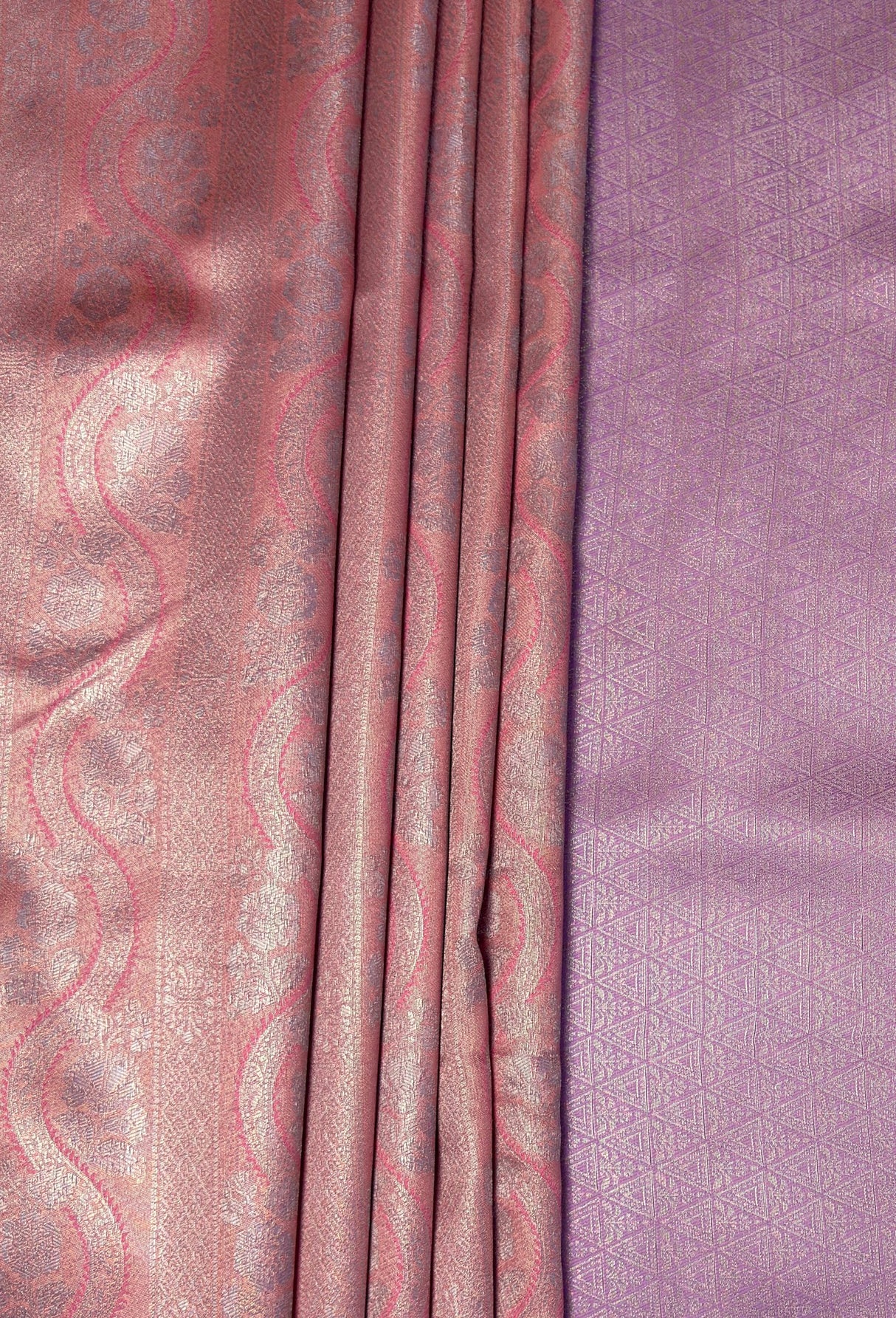 MIMOSA Pink Kanjivaram Art Silk Saree β fleets shot full lifestyle