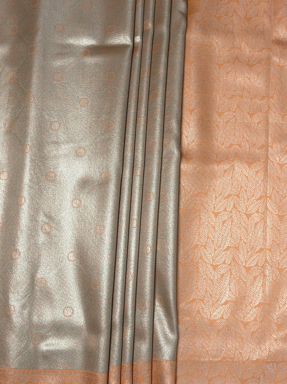 MIMOSA Chikoo Kanjivaram Art Silk Saree β fleets shot full lifestyle