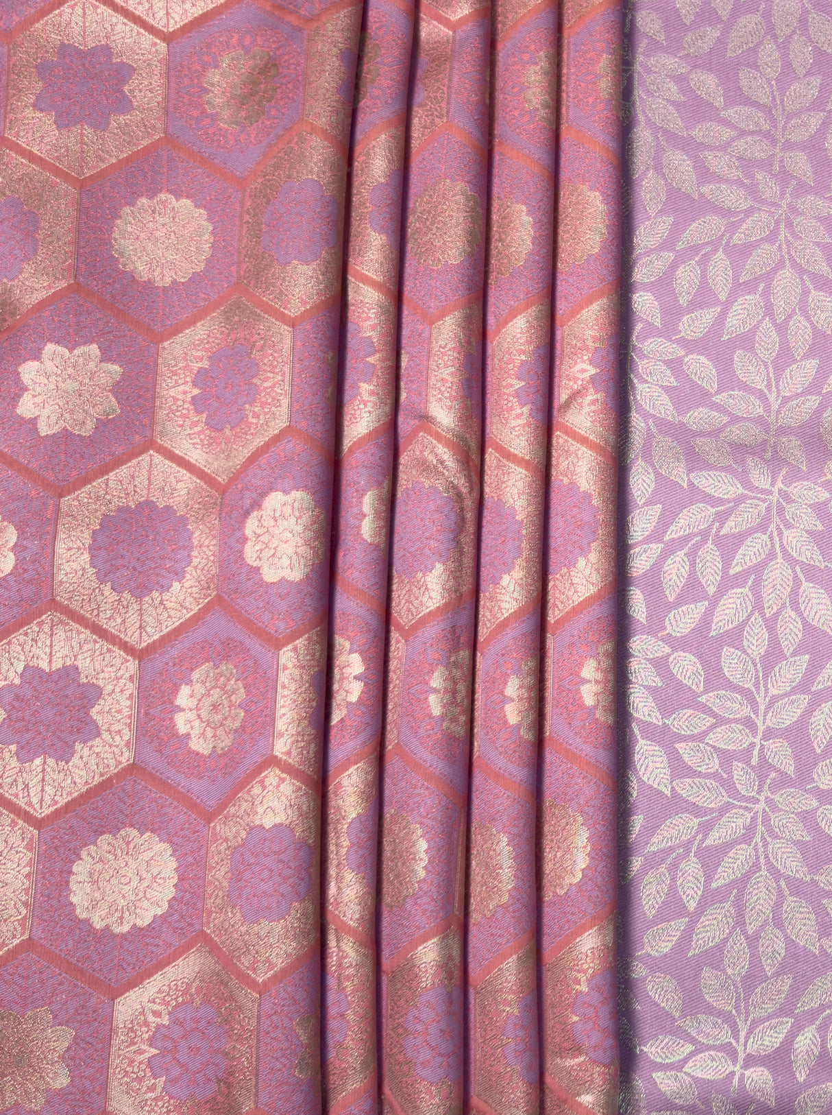 MIMOSA Pink Kanjivaram Art Silk Saree β fleets shot full lifestyle