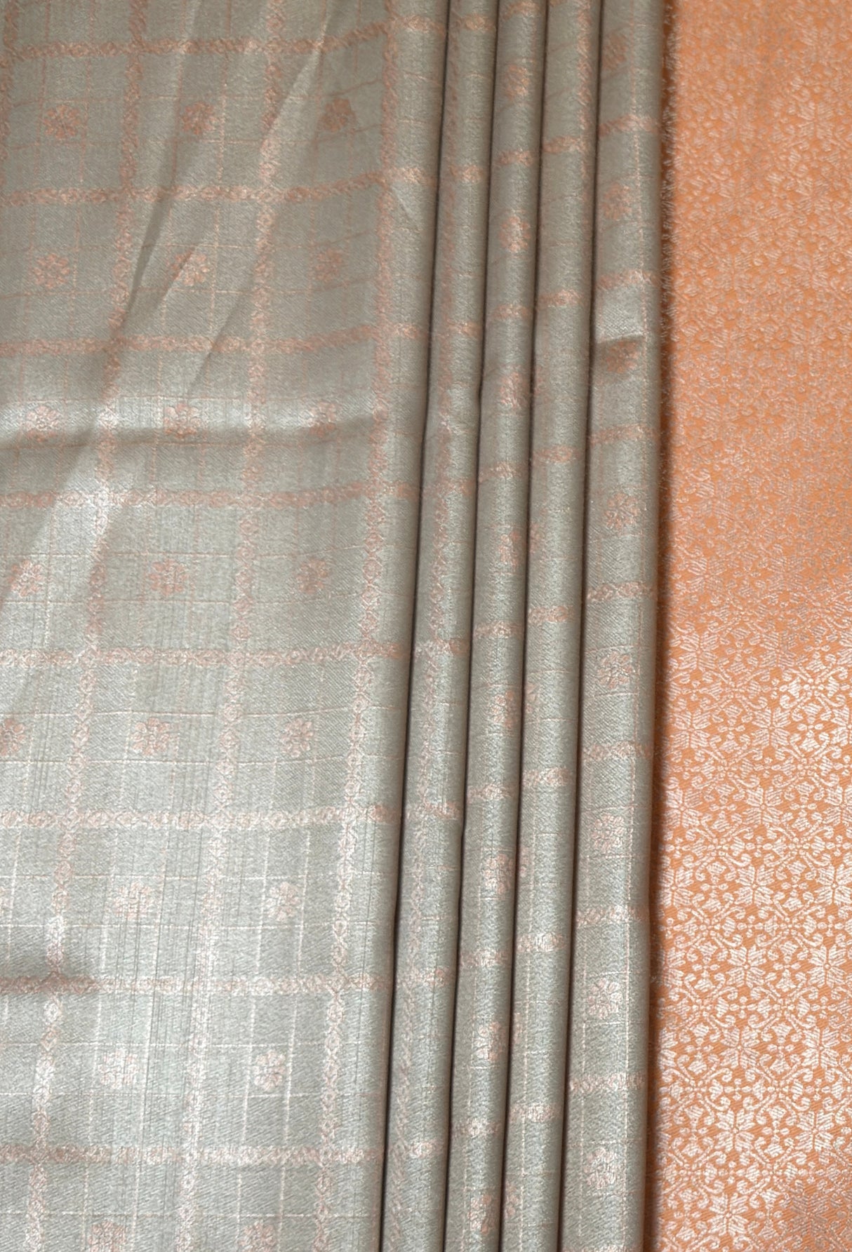 MIMOSA Chikoo Kanjivaram Art Silk Saree β fleets shot full lifestyle