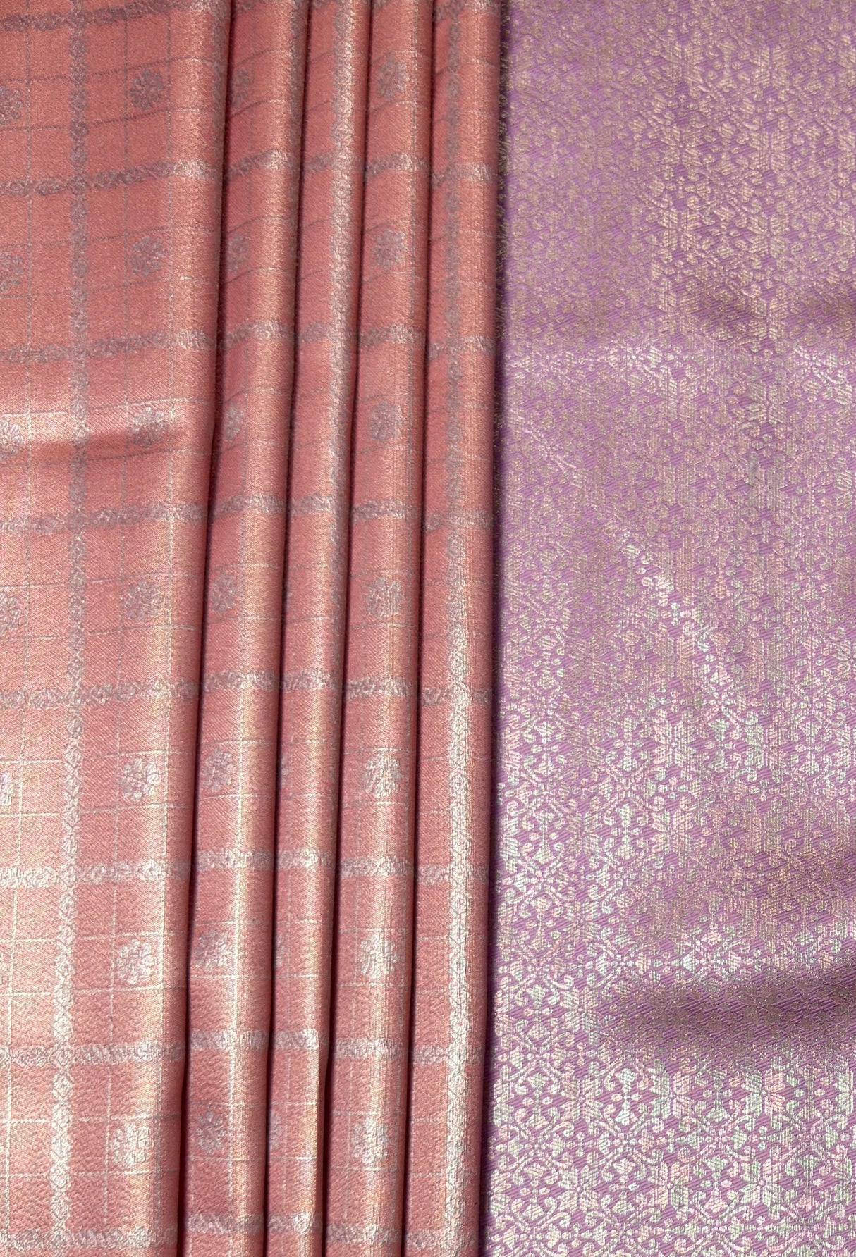 MIMOSA Pink Kanjivaram Art Silk Saree β fleets shot full lifestyle