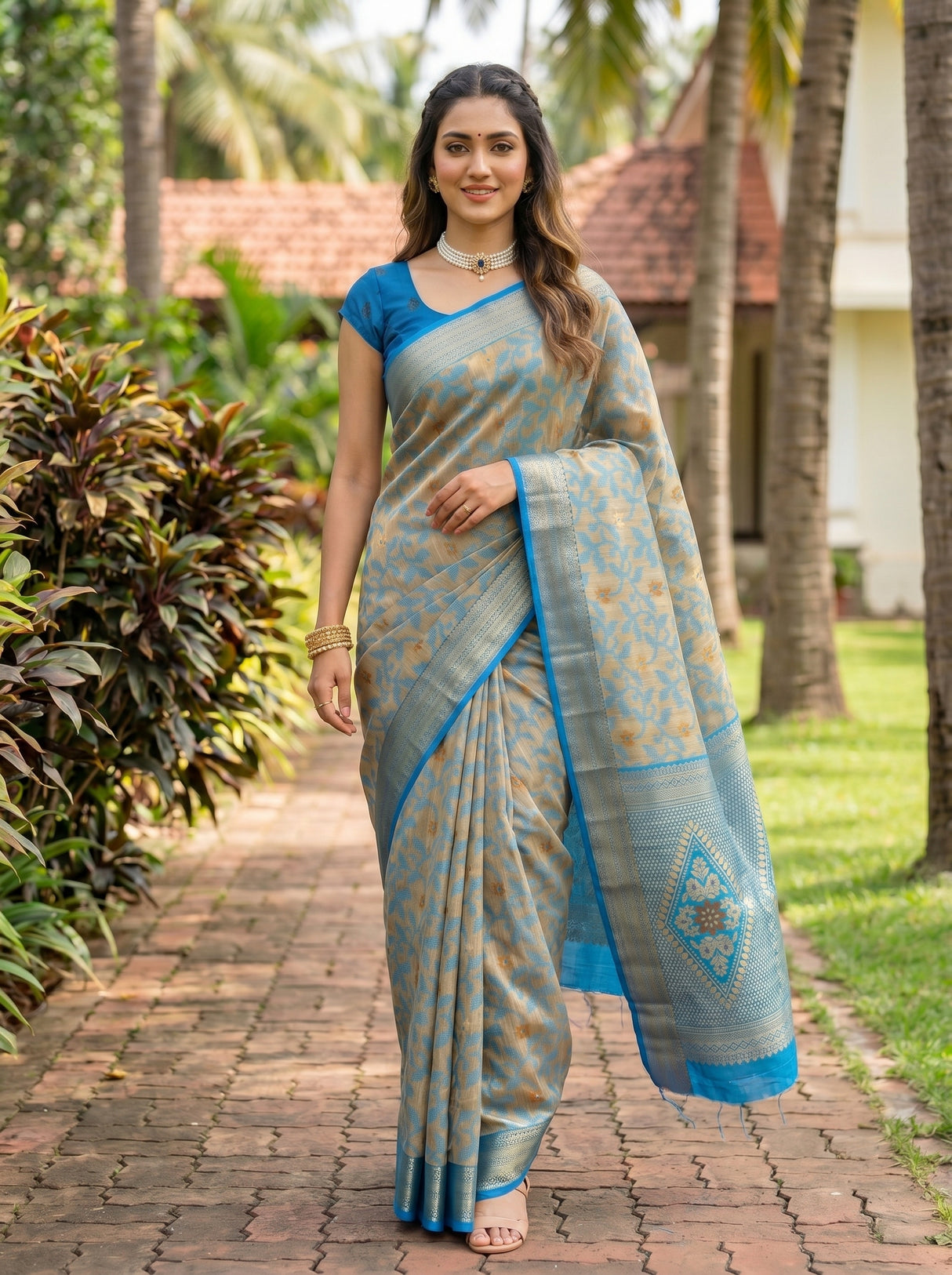 MIMOSA Saree Saree — pose 6 styling detail