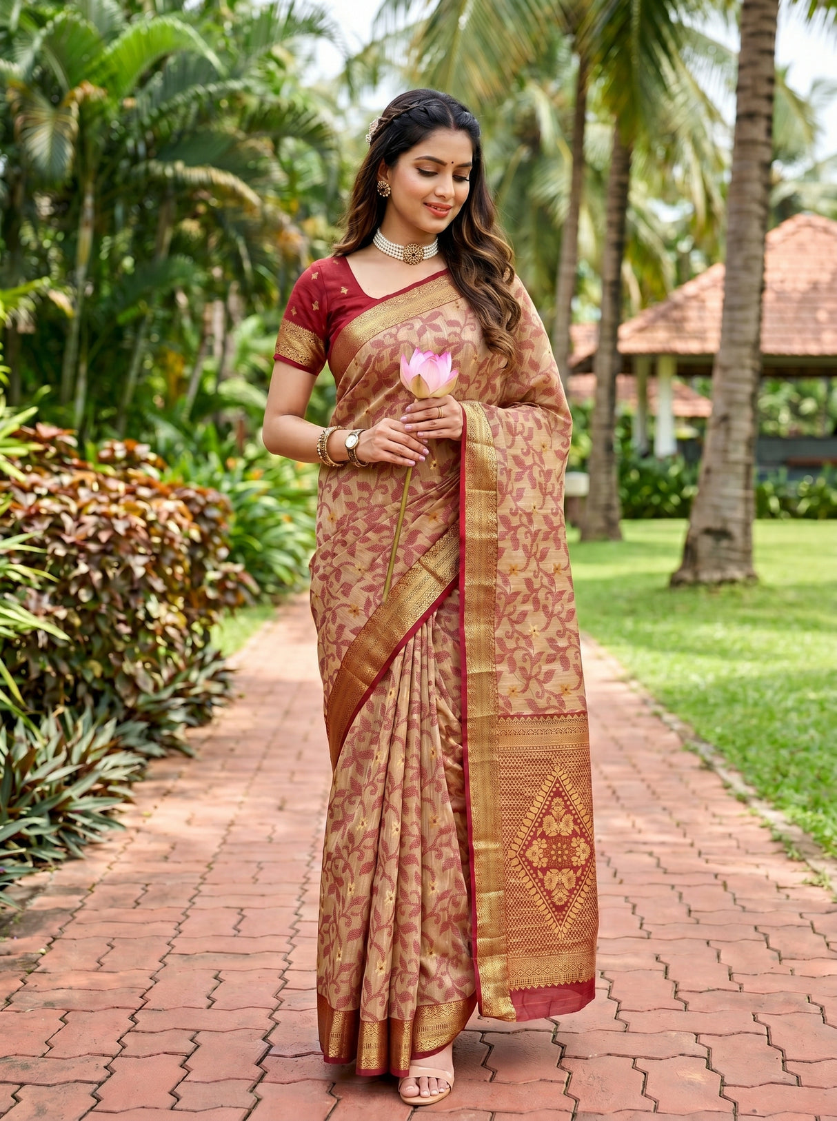 MIMOSA Saree Saree — pose 9 styling detail