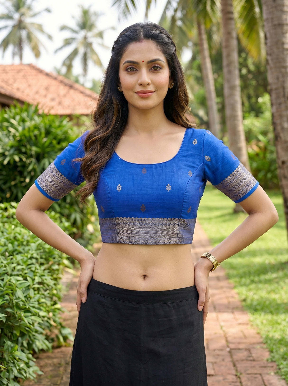 MIMOSA Saree Saree — blouse close-up