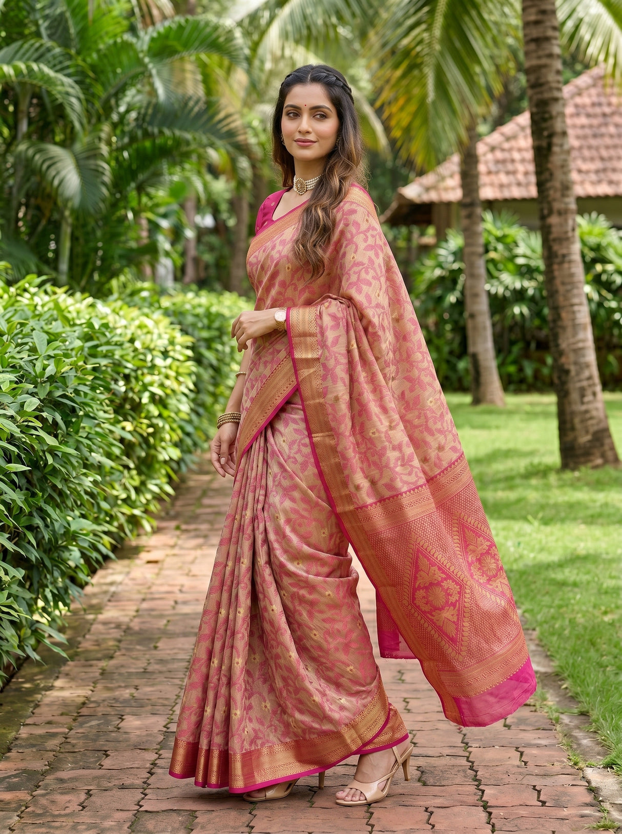 MIMOSA Saree Saree — pose 9 styling detail