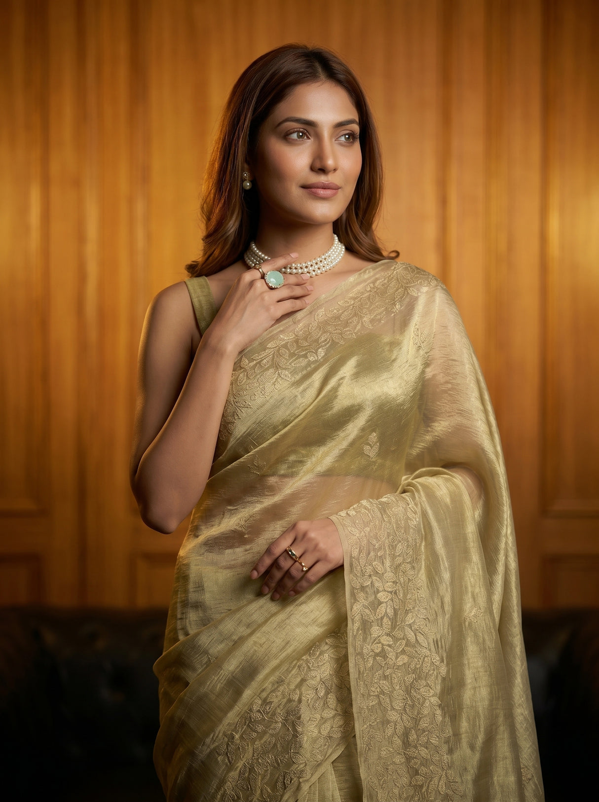MIMOSA Saree Saree — pose 10 styling detail