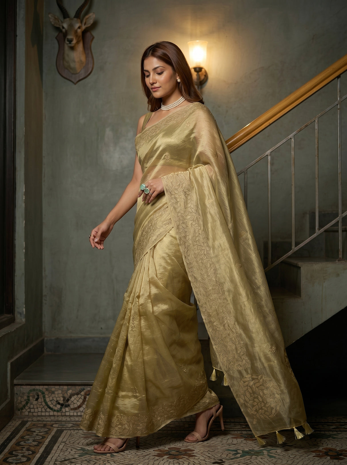 MIMOSA Saree Saree — pose 6 styling detail