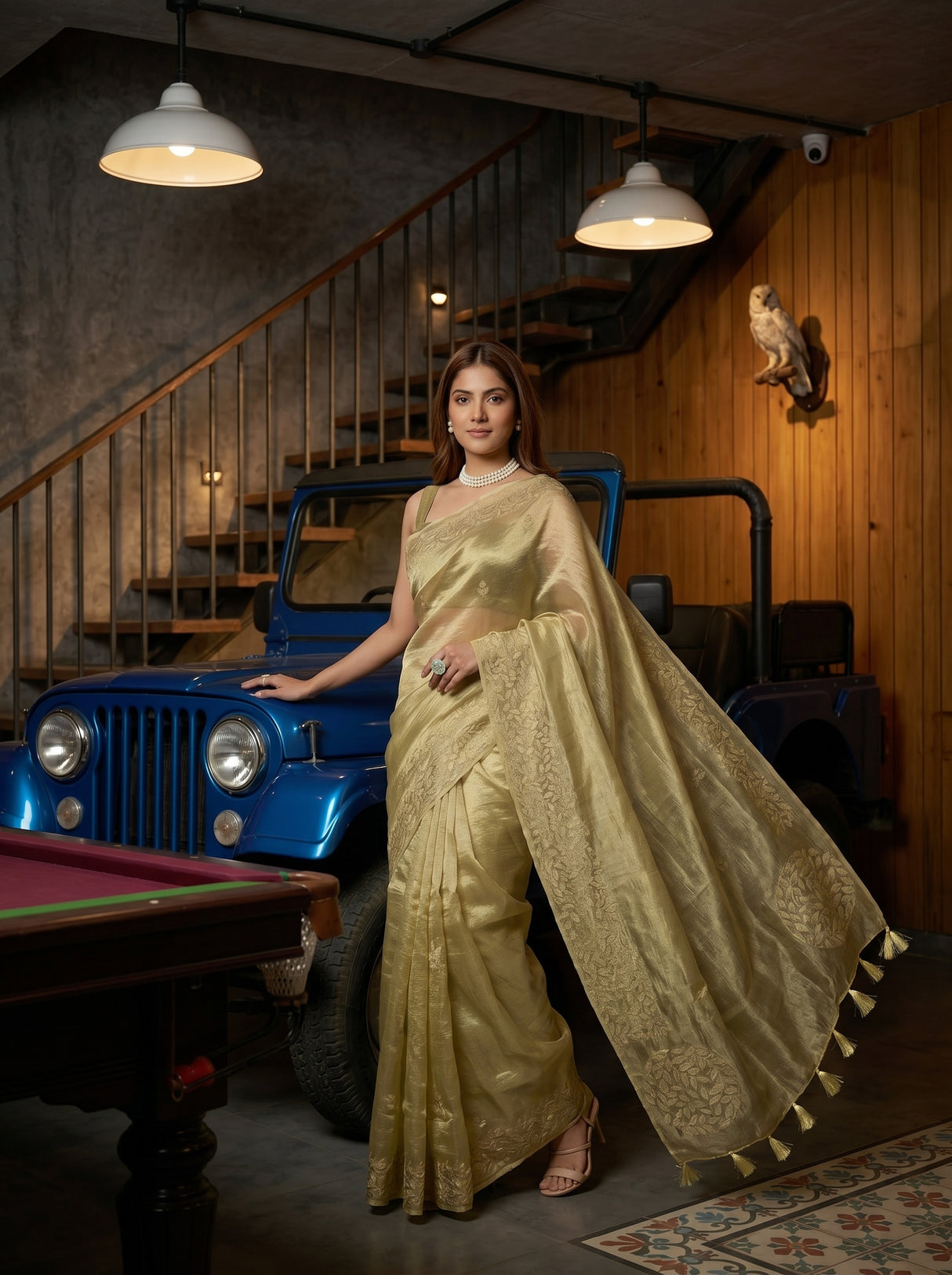 MIMOSA Saree Saree — pose 9 styling detail