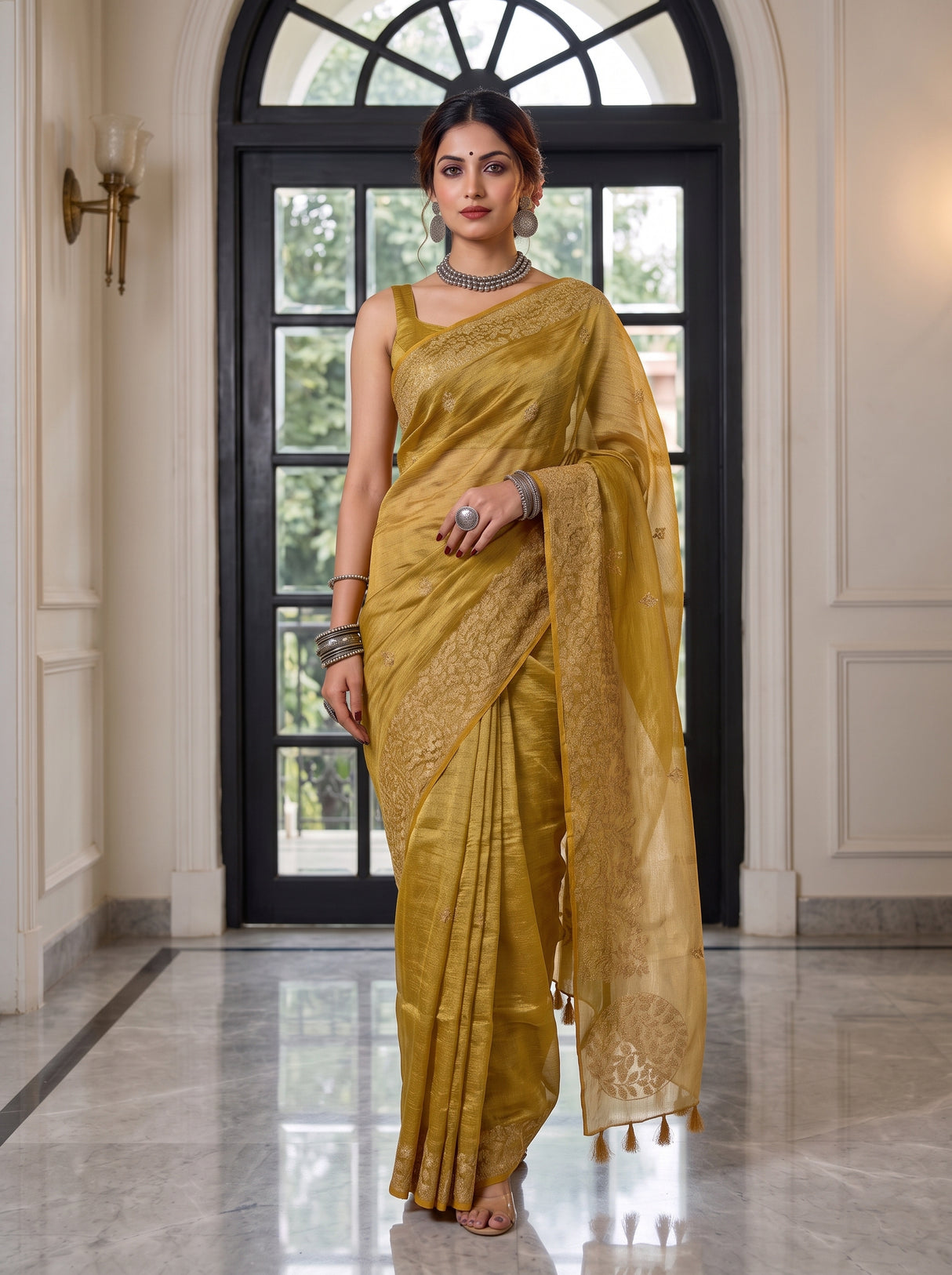 MIMOSA Saree Saree — pose 6 styling detail
