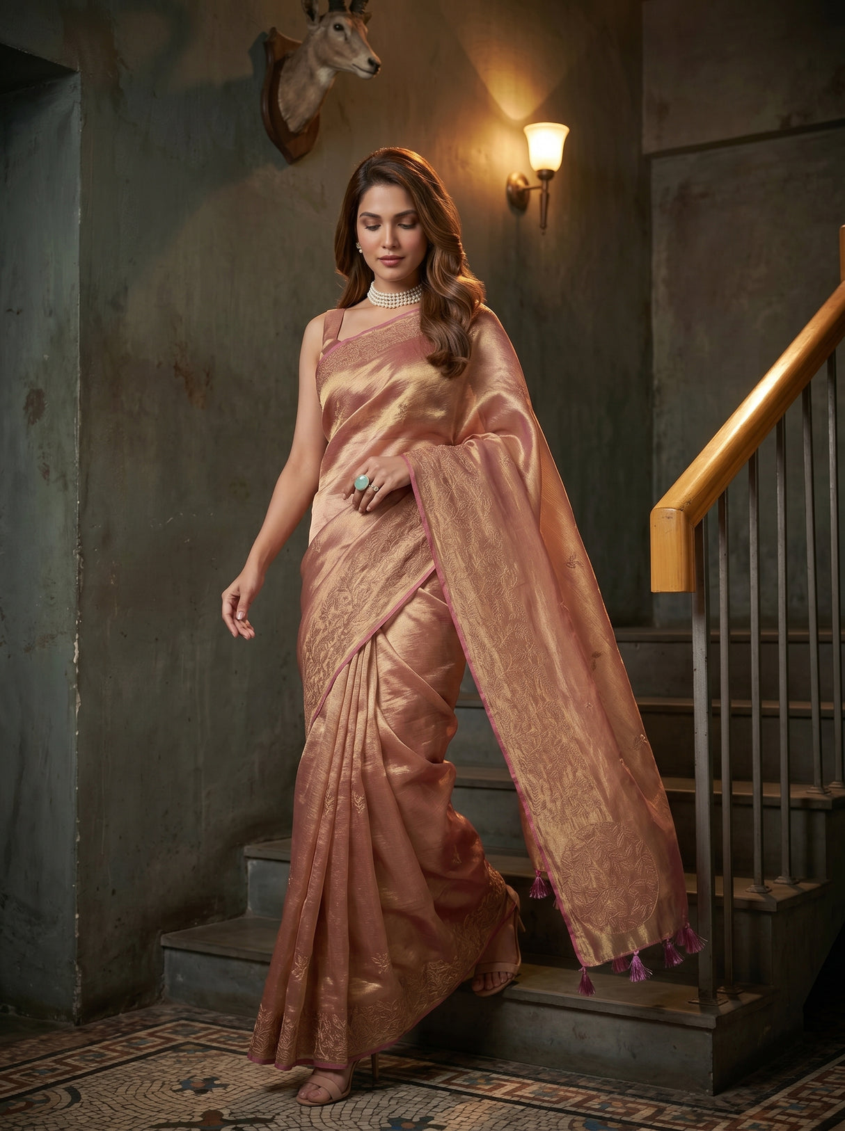 MIMOSA Saree Saree — pose 6 styling detail