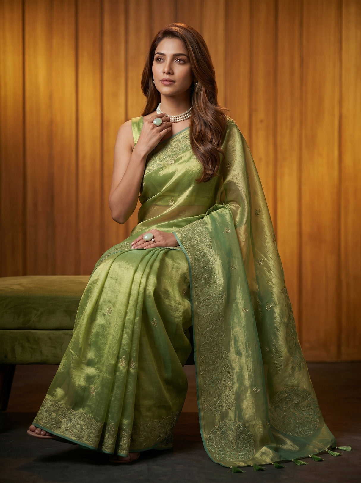 MIMOSA Saree Saree — pose 8 styling detail